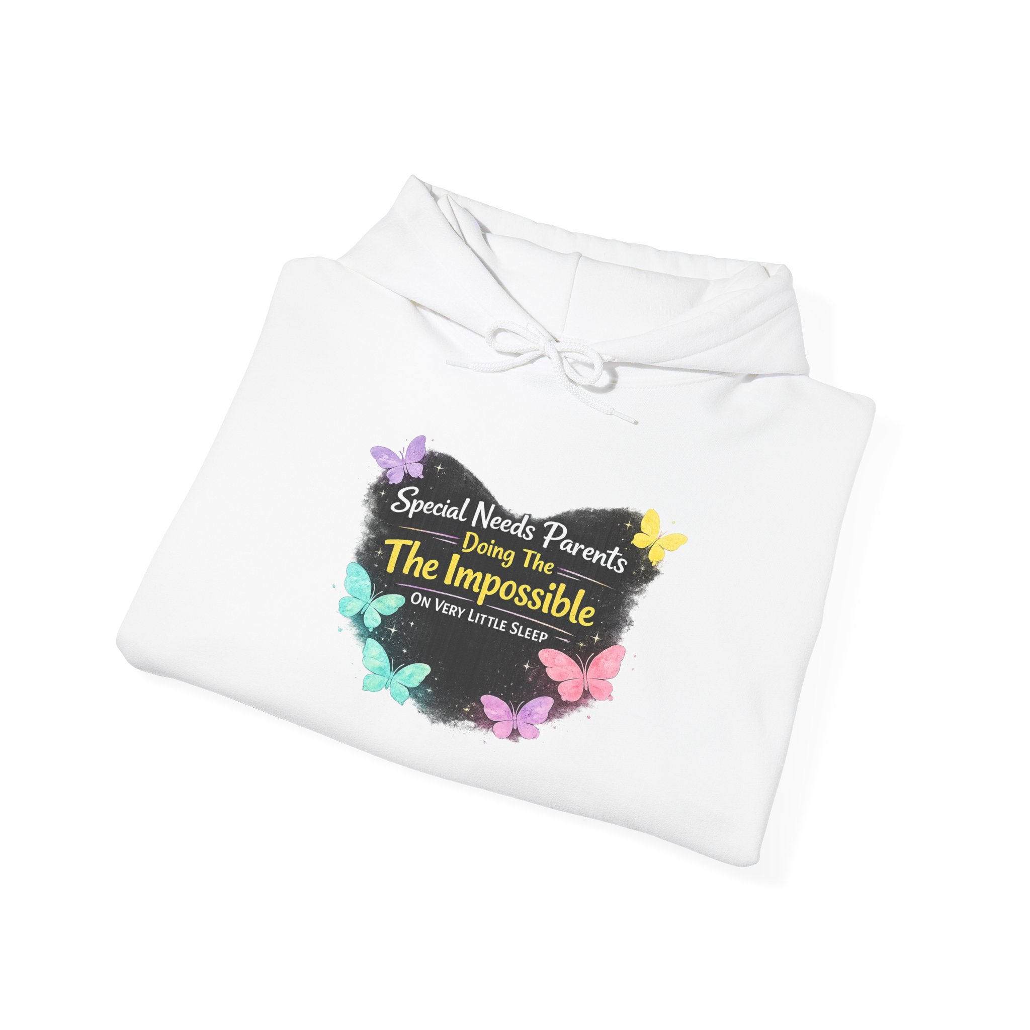 Special Needs Parent Hoodie, Doing The Impossible On Very Little Sleep Tee, Autism Mom Gift, ADHD Parent Hoodie, Advocate Hoodie