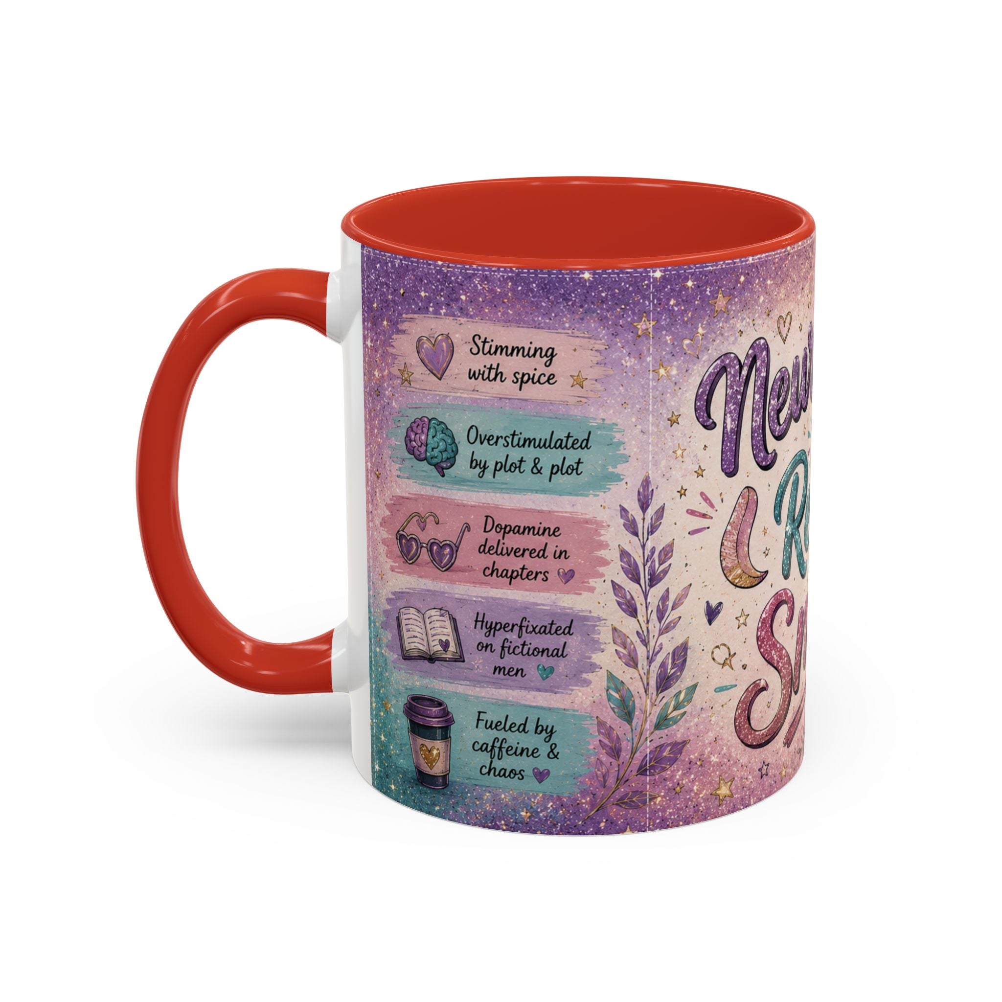 Neurospicy & Reading Smut Mug 📚 | Cozy Booktok Coffee Cup | NeuroVibe Shop™