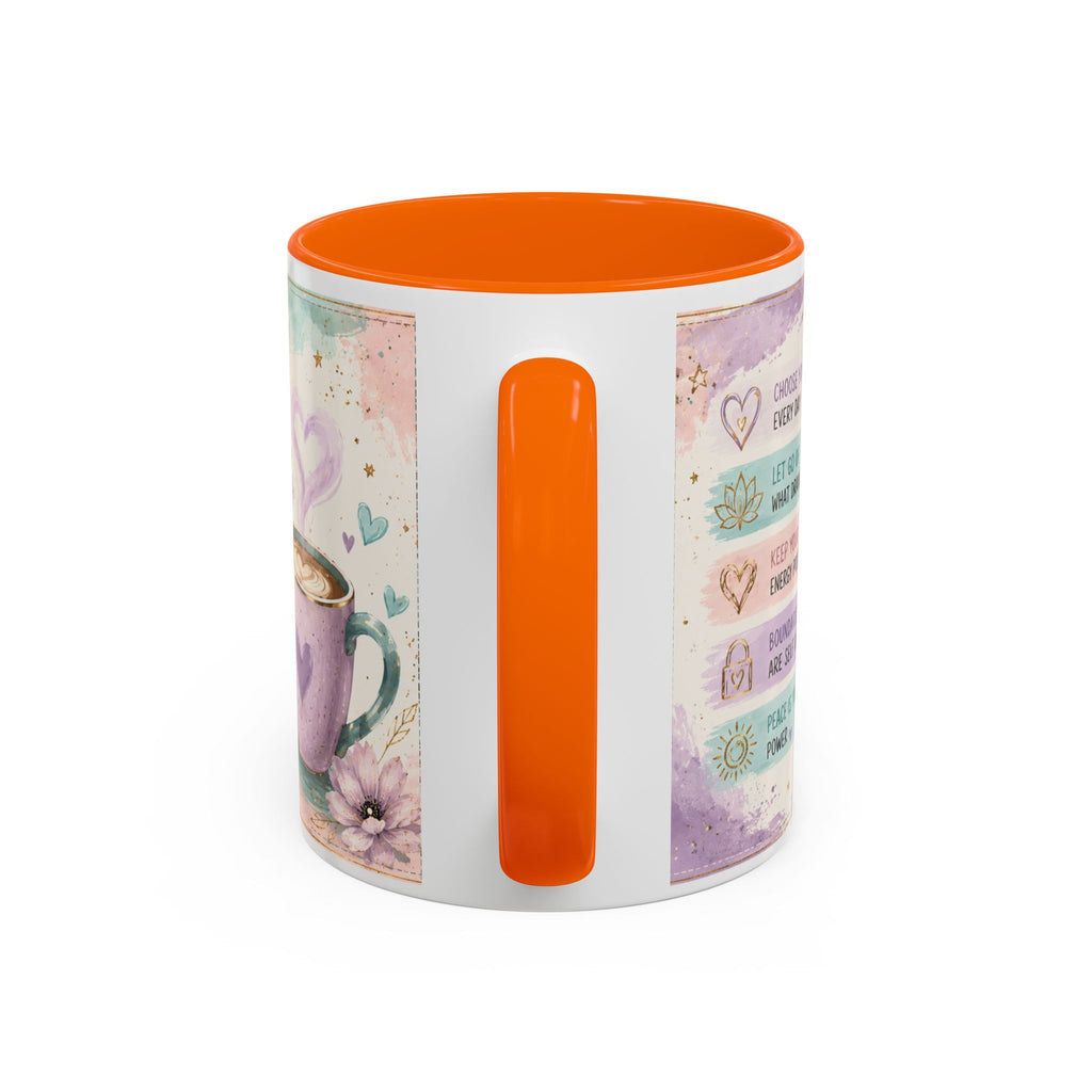Protect Your Peace Mug ✨ | Pastel Self-Care Coffee Cup | NeuroVibe Shop™