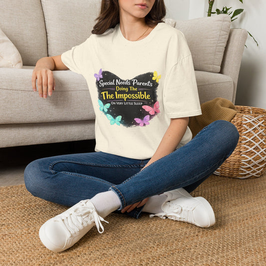 Special Needs Parent Shirt | Doing The Impossible On Very Little Sleep Tee | Autism ADHD Parent Support Shirt