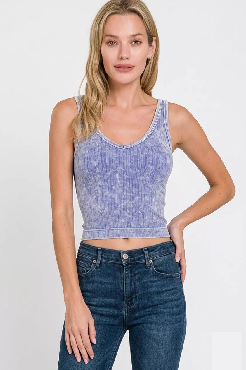 💜Soft Reset Crop Tank – Lavender