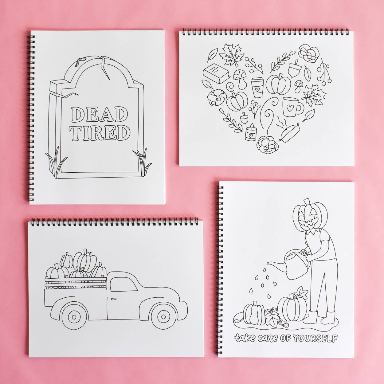 🍁Fall Coloring Book | Simple Adult Coloring Book