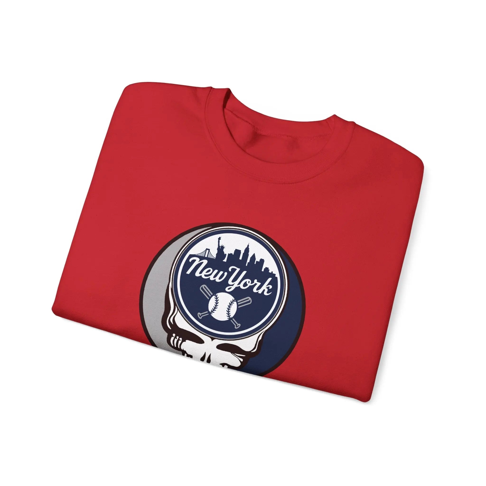 New York Yankees Original Stealie Grateful Dead Crewneck Grateful Dead Sweatshirt