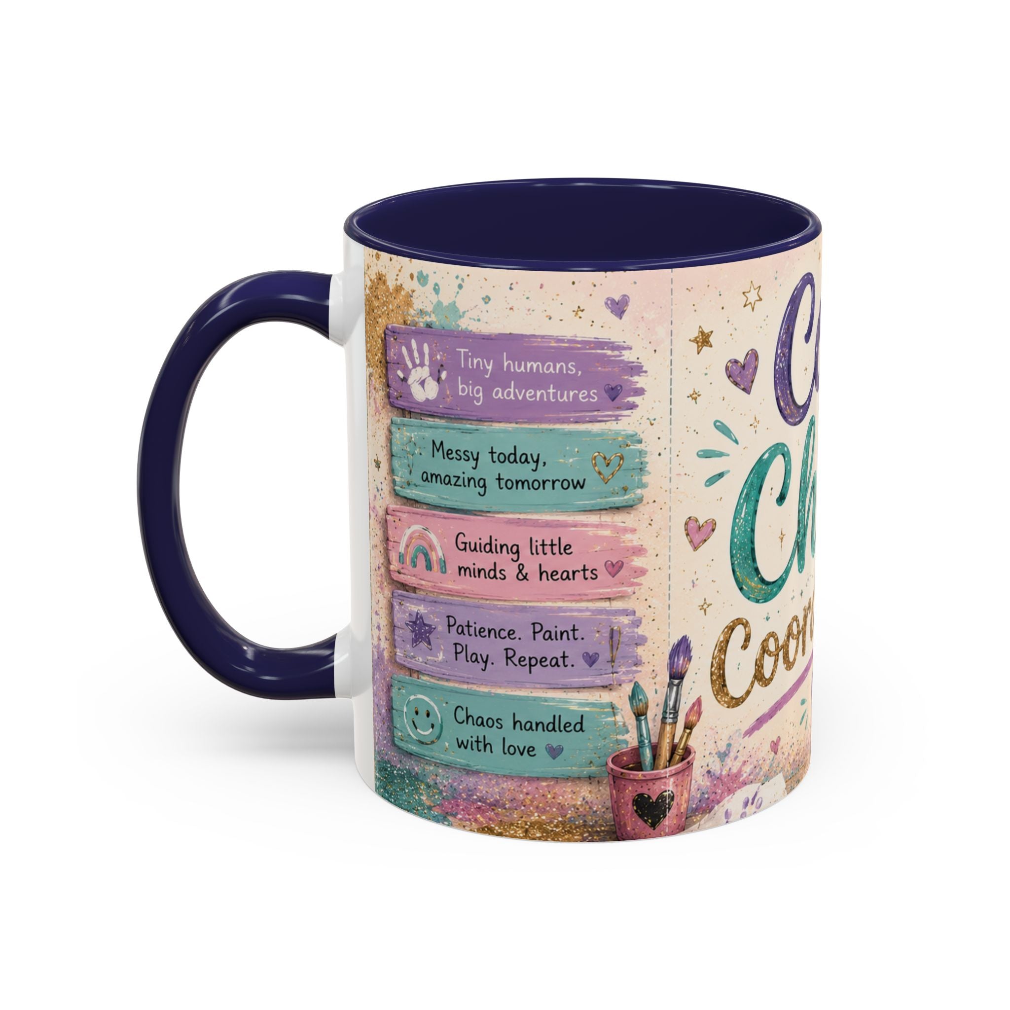 Cozy Chaos Coordinator Mug 🎨 | Daycare Teacher Coffee Cup | NeuroVibe Shop™