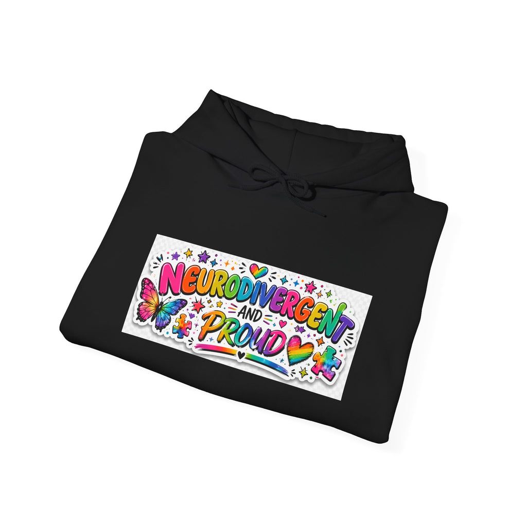 Neurodivergent Proud Hoodie
Neurodivergent Proud Hoodie | Rainbow Neurodiversity Awareness Pullover Sweatshirt