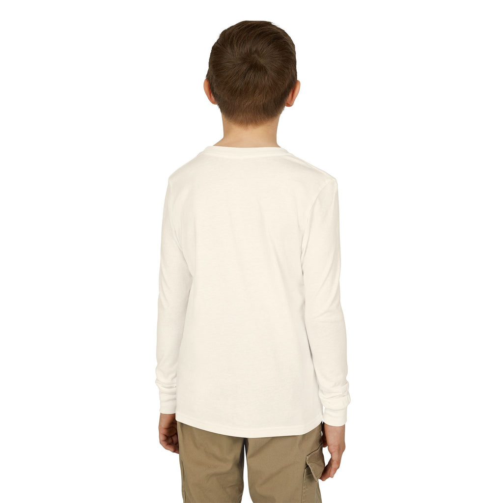 Cute Owl Youth Long Sleeve Shirt | Moon & Stars Night Owl Kids Graphic Tee | NeuroVibe Shop™