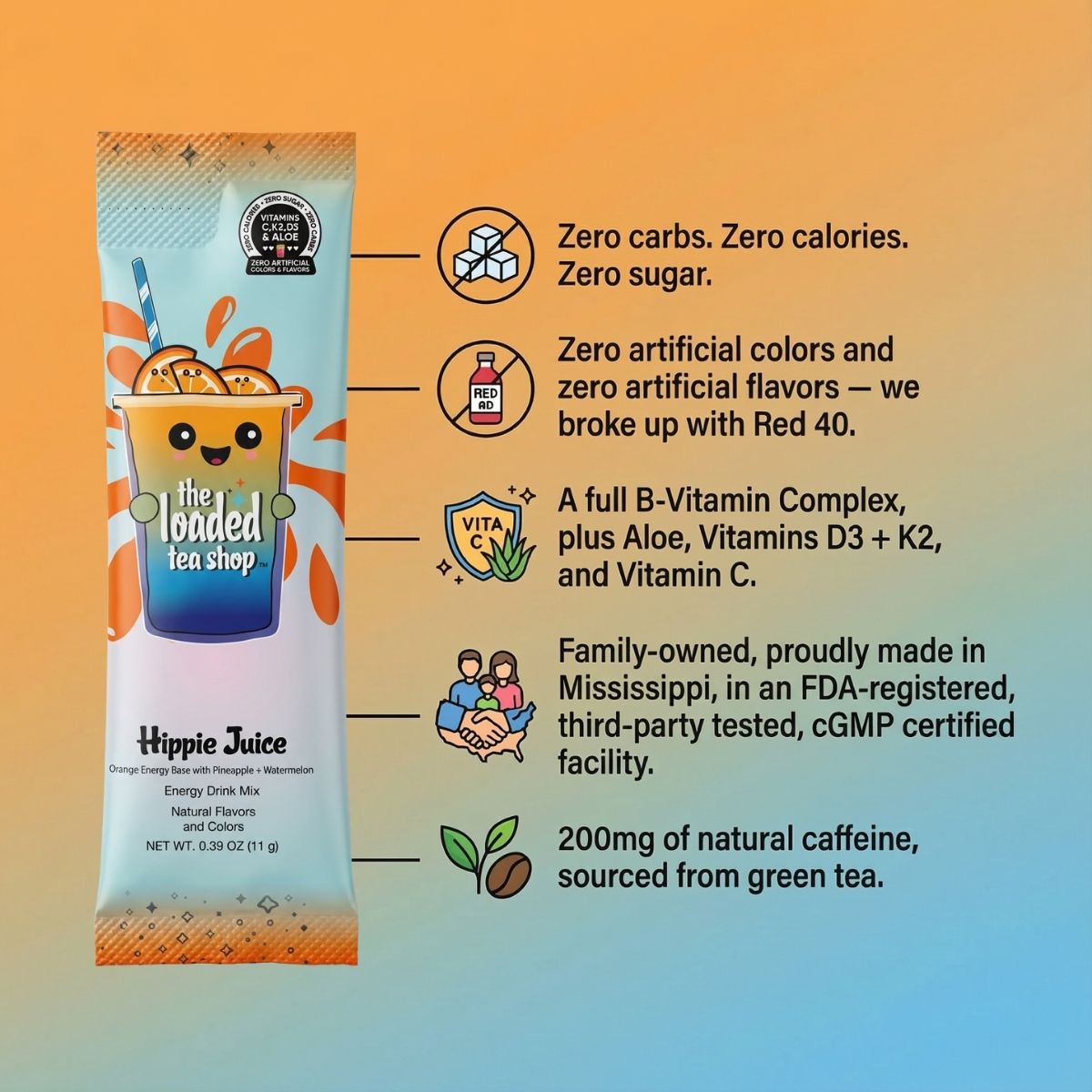 🧋 Loaded Tea Shop | Hippie Juice Boost