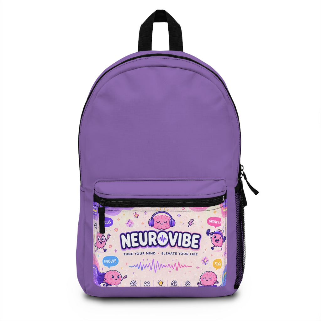 NeuroVibe Kawaii Backpack | Cute Mental Health & School Bag | NeuroVibe Shop™