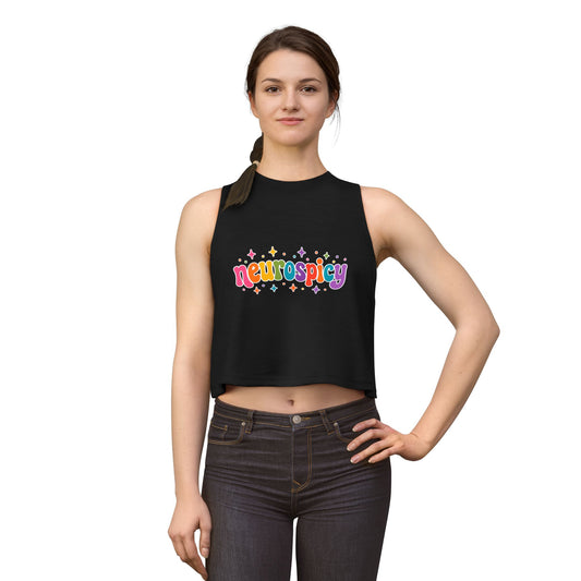 Neurospicy Rainbow 🌈 Tank | Neurodiversity Pride Shirt | ADHD Autism Awareness Tank | Colorful Neurodivergent Graphic Tank-Top | LGBTQ+ Inclusive Neurospicy Apparel
