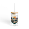 Protect Your Peace Tumbler ✨ | Positive Vibes Glass 15oz