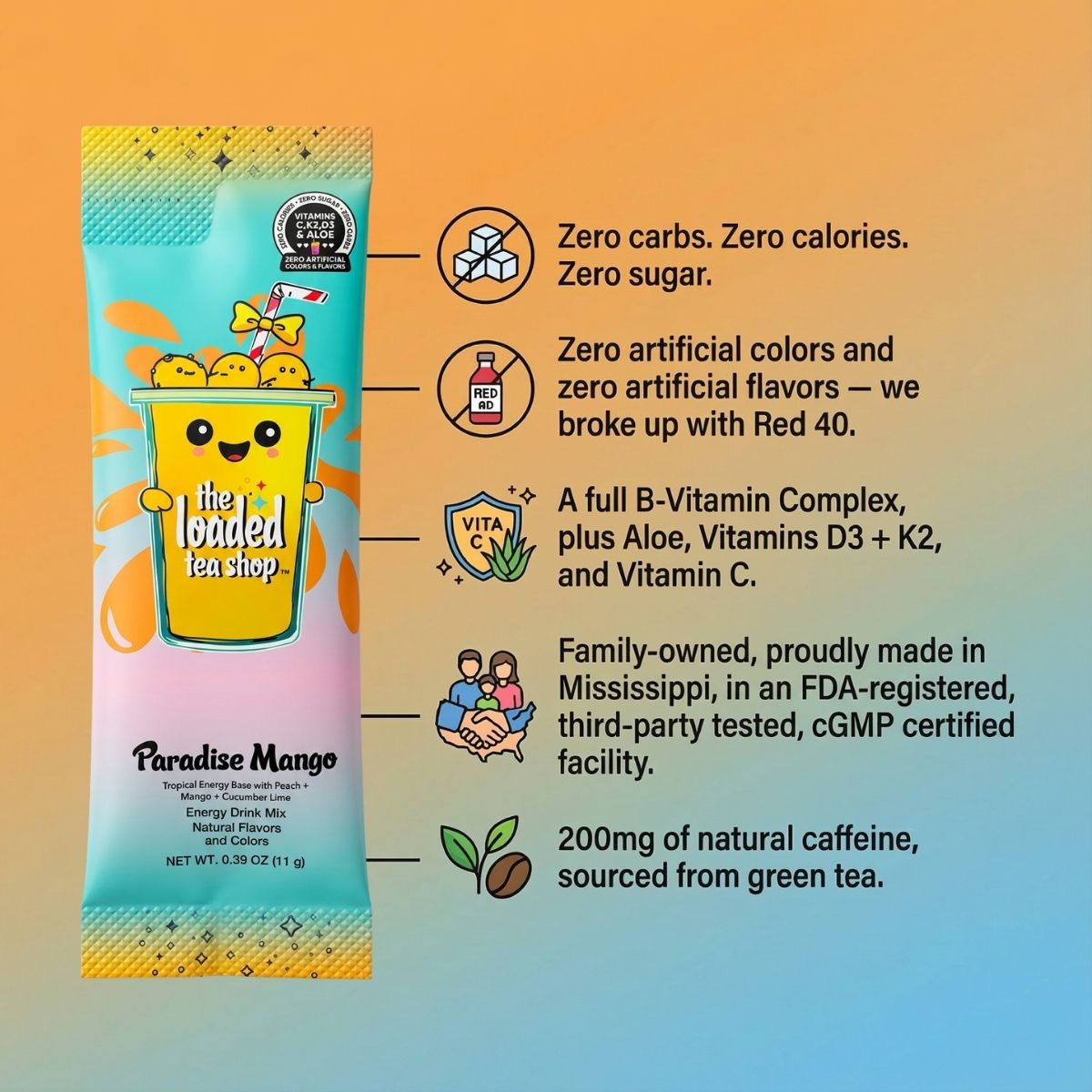 🧋 Loaded Tea Shop | Paradise Mango Boost