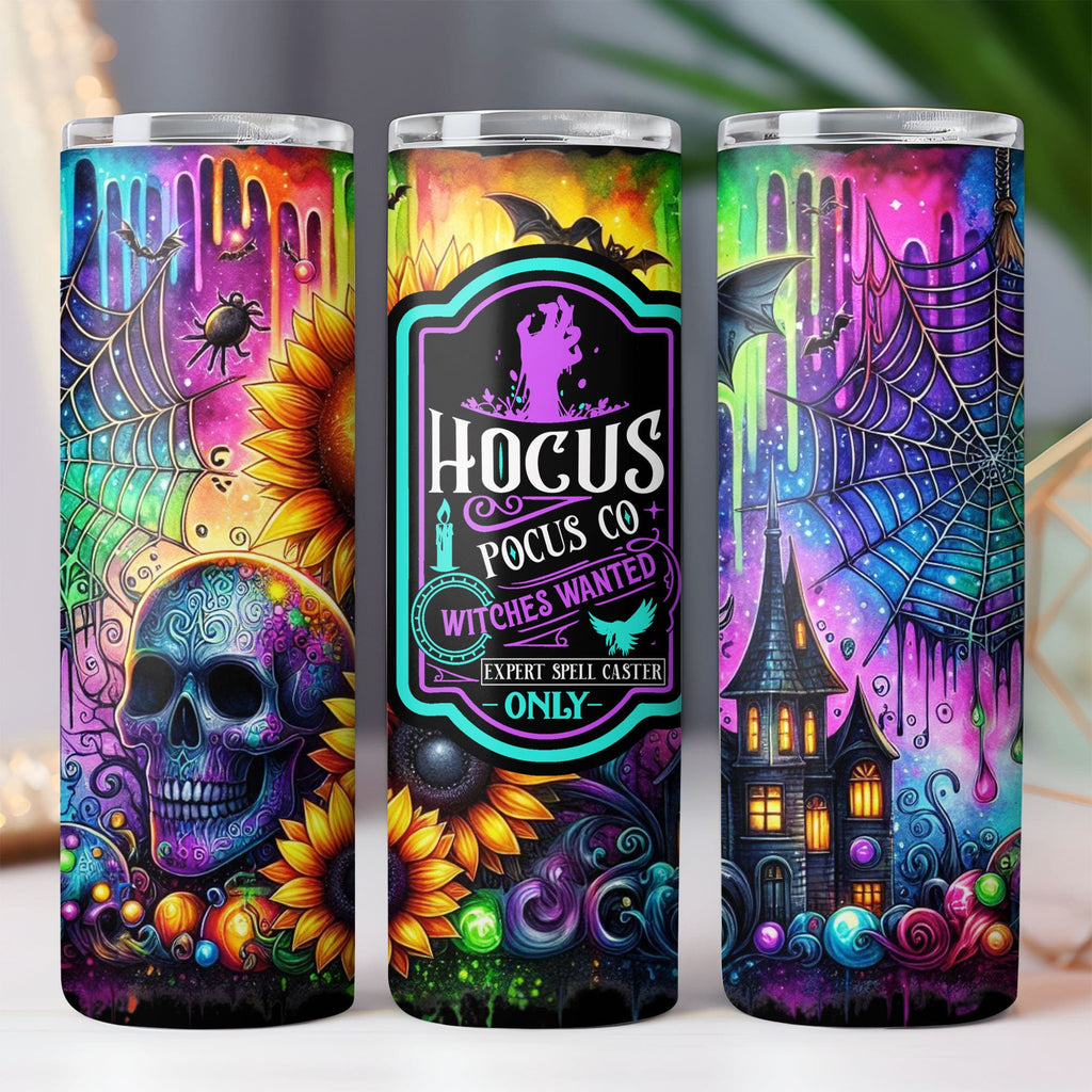 Witchy Nights Tumbler ✨ | Hocus Pocus Halloween Skinny Tumbler|T1282