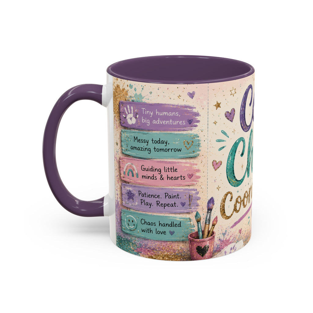 Cozy Chaos Coordinator Mug 🎨 | Daycare Teacher Coffee Cup | NeuroVibe Shop™