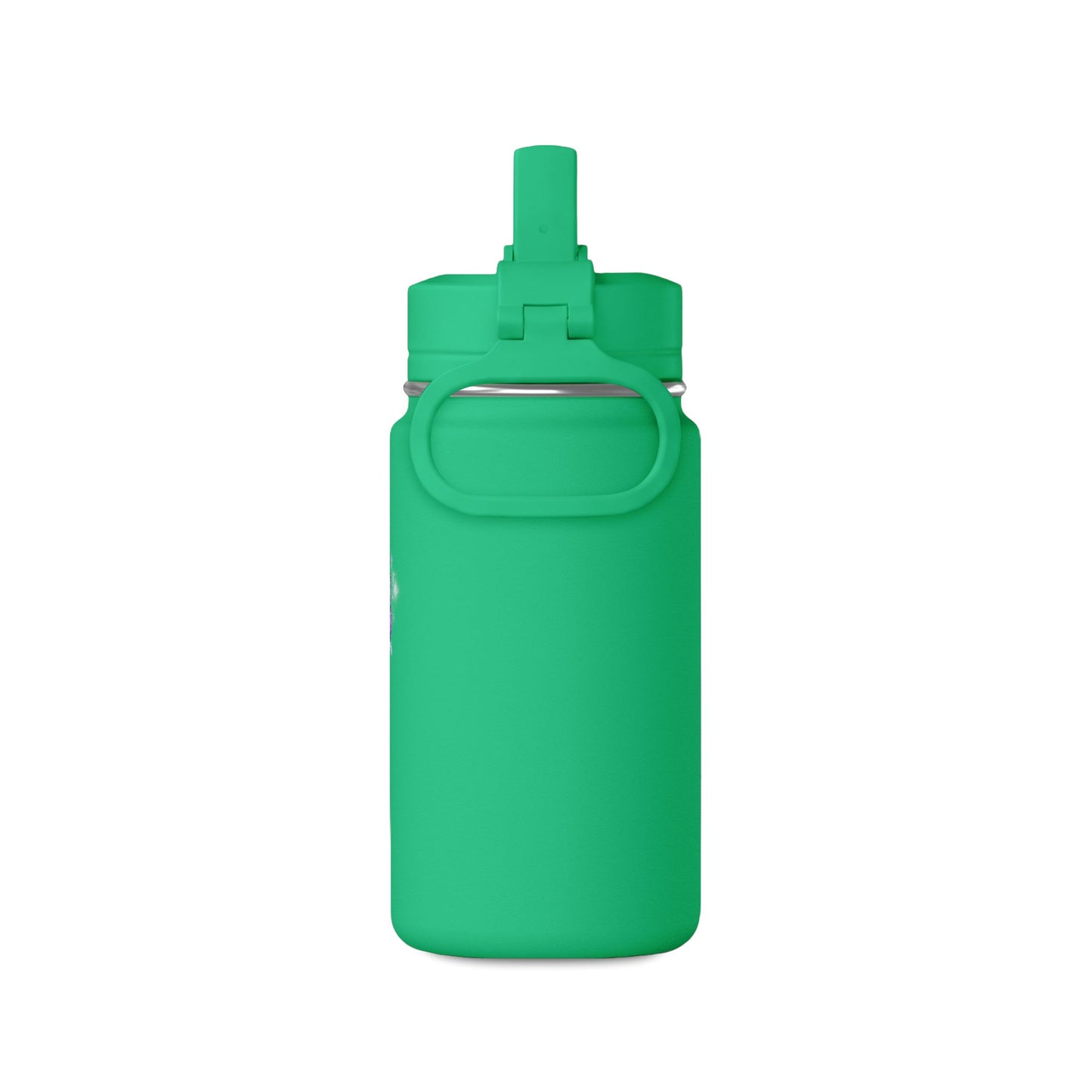 NeuroVibe Butterfly Mini Water Bottle | Kids Back-to-School Drink Bottle | Purple Teal School Hydration Bottle