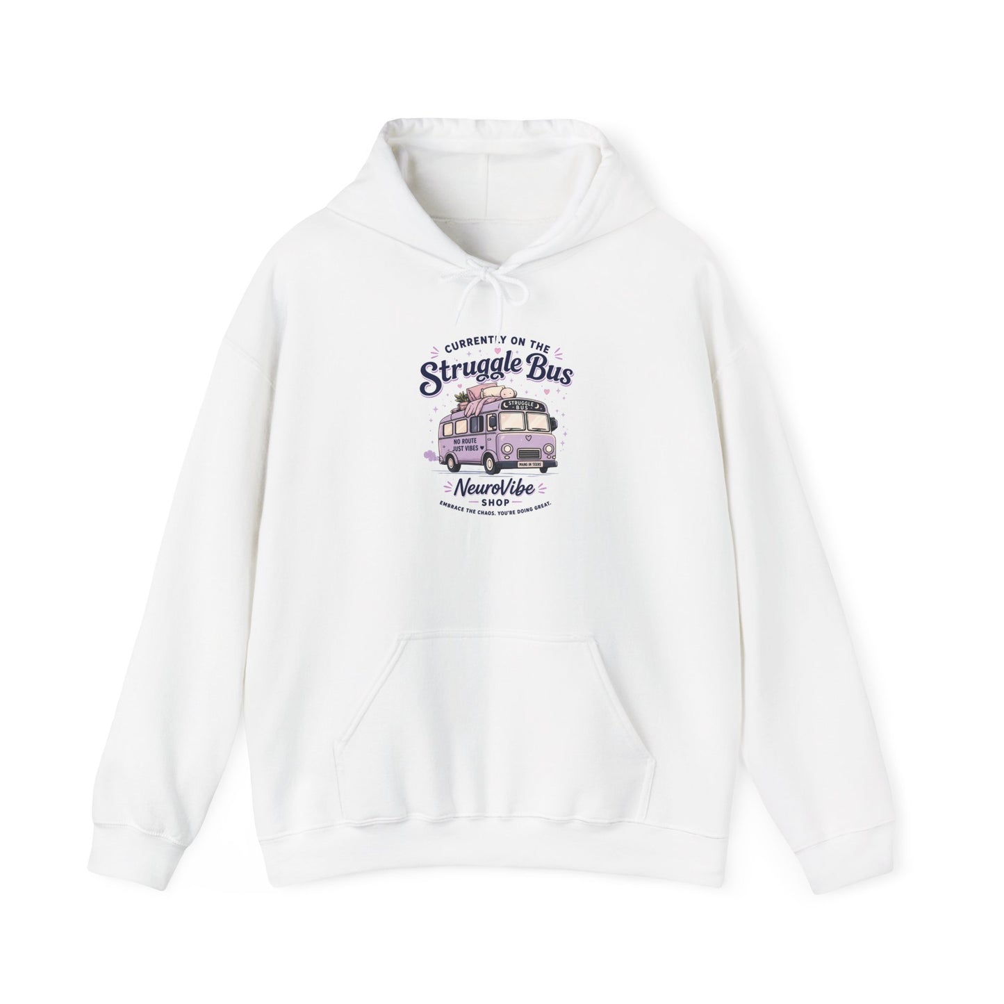 Currently on the Snuggle Bus Hoodie 🌙 | Cozy Camper Pullover | NeuroVibe Shop™