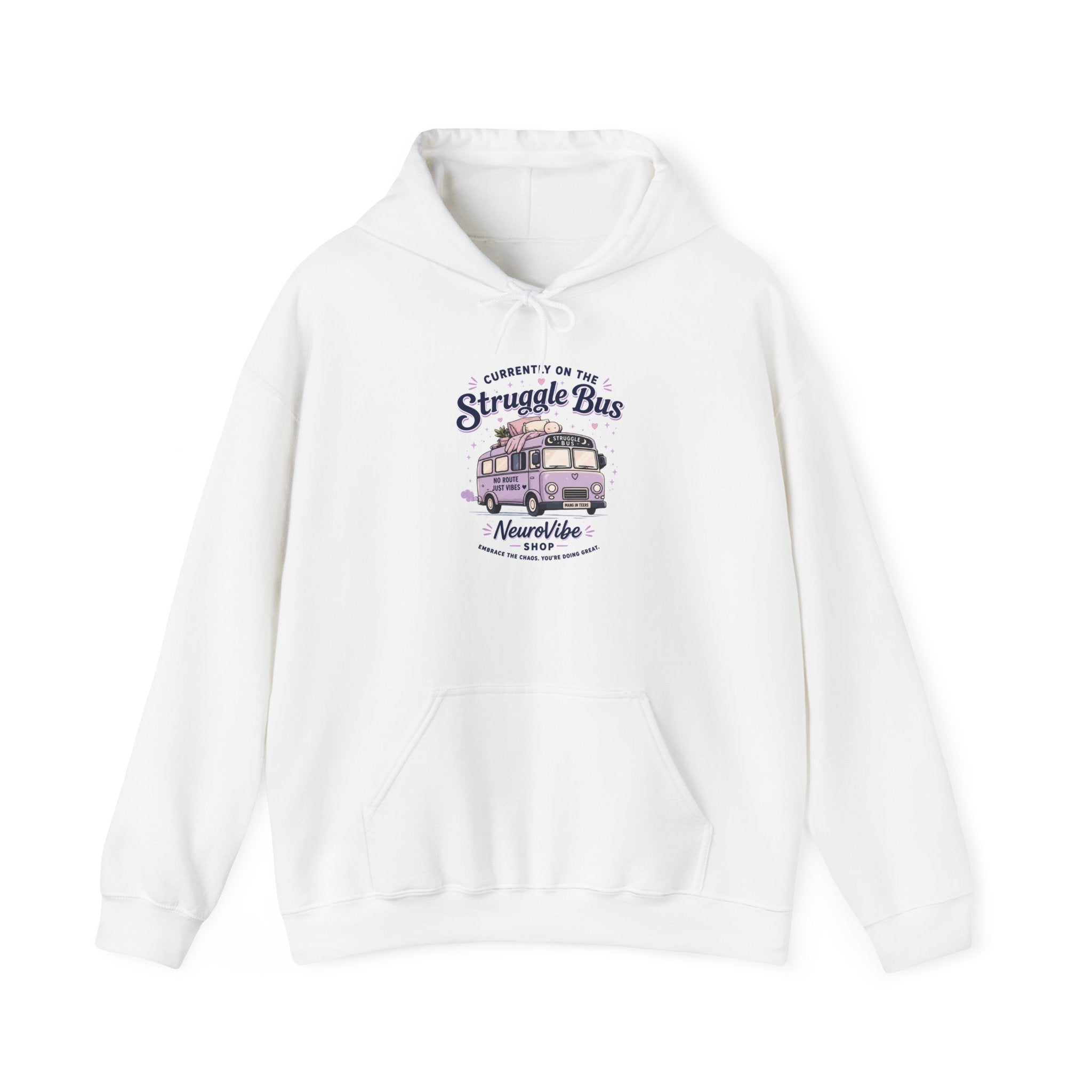 Currently on the Snuggle Bus Hoodie 🌙 | Cozy Camper Pullover | NeuroVibe Shop™