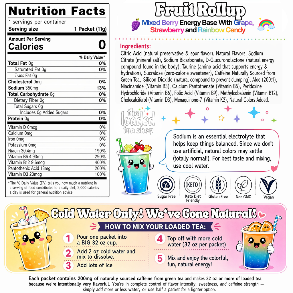 🧋 Loaded Tea Shop | Fruit Rollup Boost