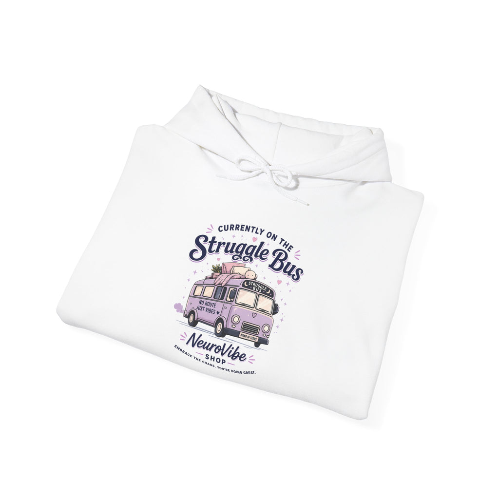 Currently on the Snuggle Bus Hoodie 🌙 | Cozy Camper Pullover | NeuroVibe Shop™
