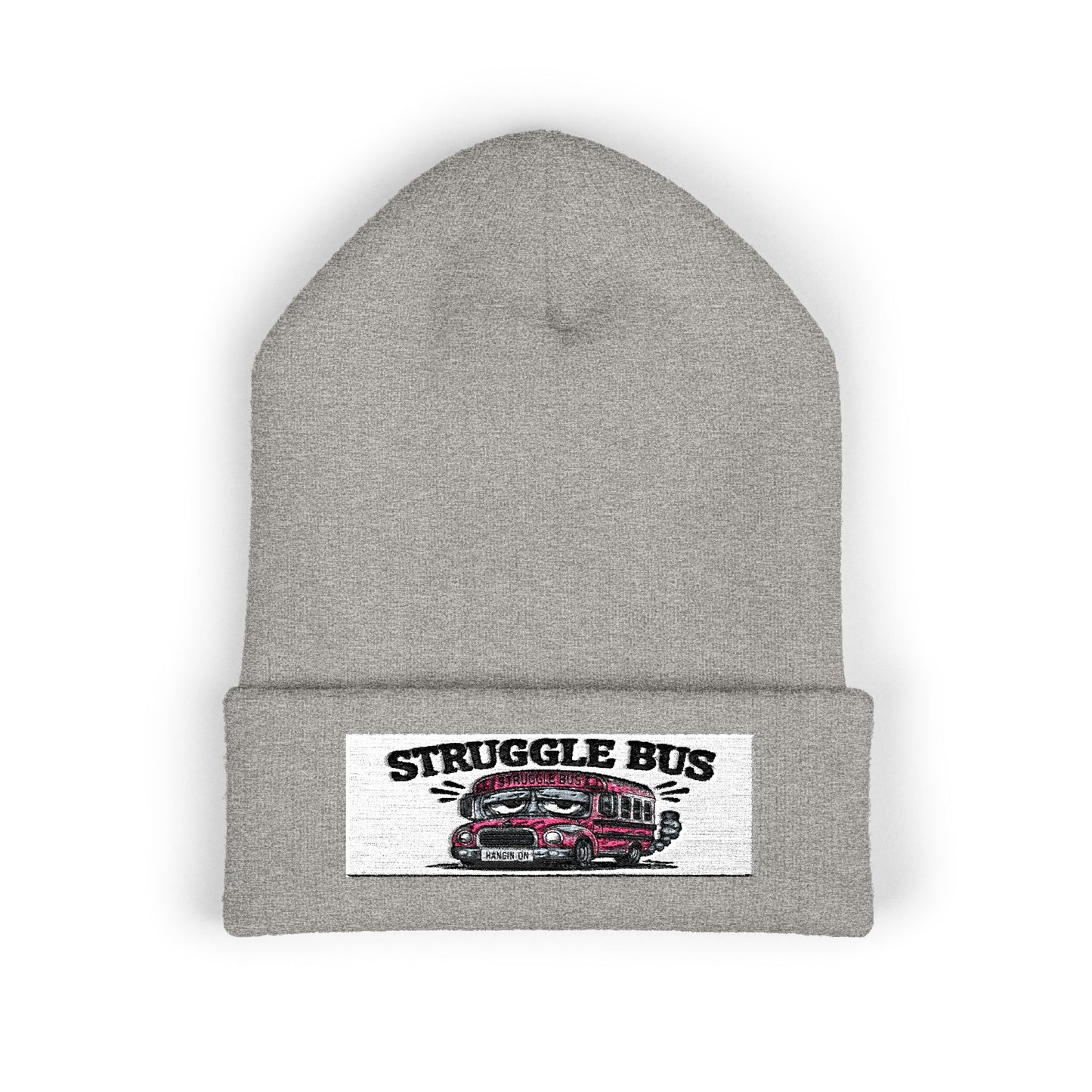 Currently on the Struggle Bus Beanie 🚌 | Cozy Embroidered Knit Hat | NeuroVibe Shop™