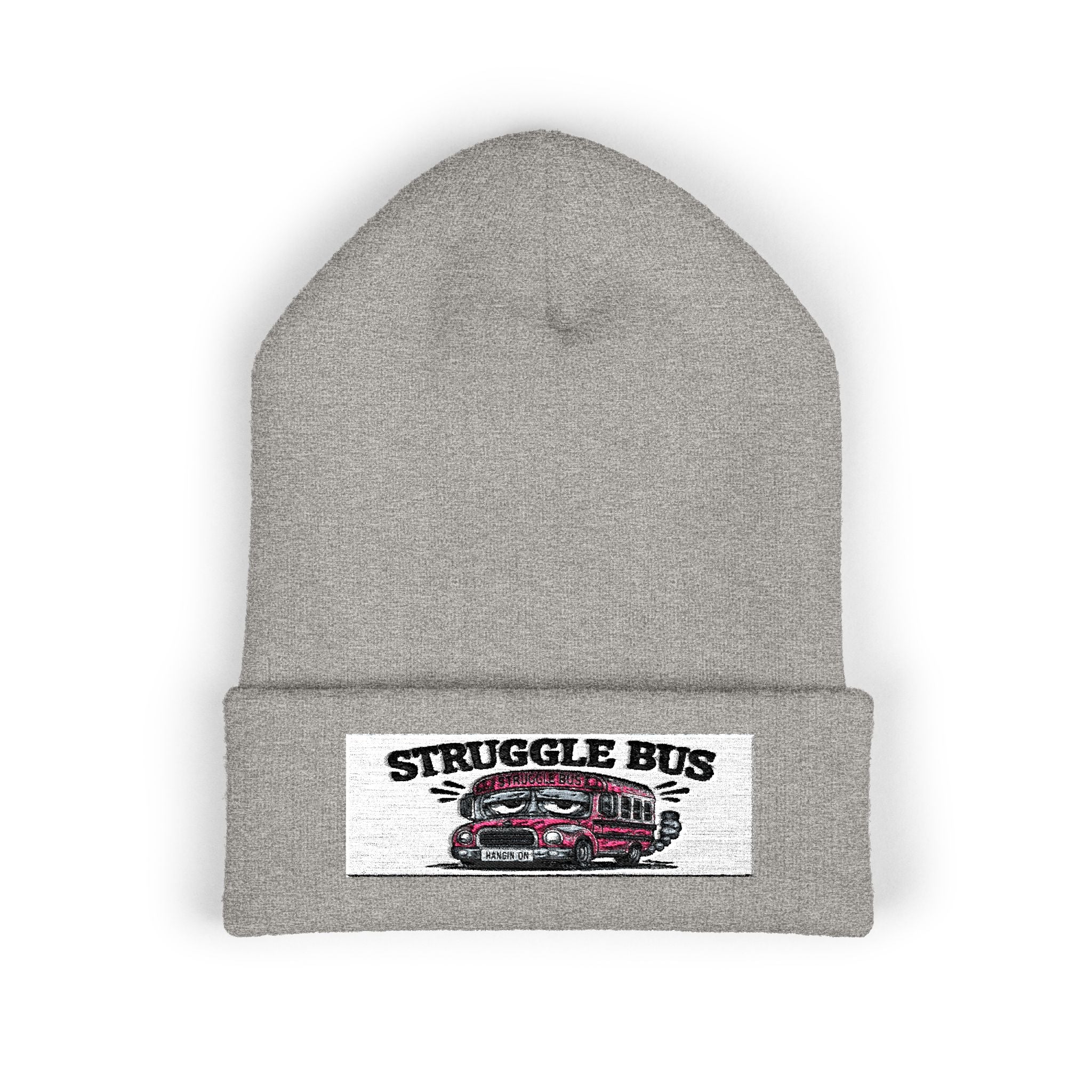Currently on the Struggle Bus Beanie 🚌 | Cozy Embroidered Knit Hat | NeuroVibe Shop™