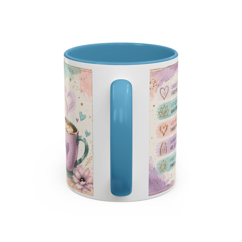 Protect Your Peace Mug ✨ | Pastel Self-Care Coffee Cup | NeuroVibe Shop™