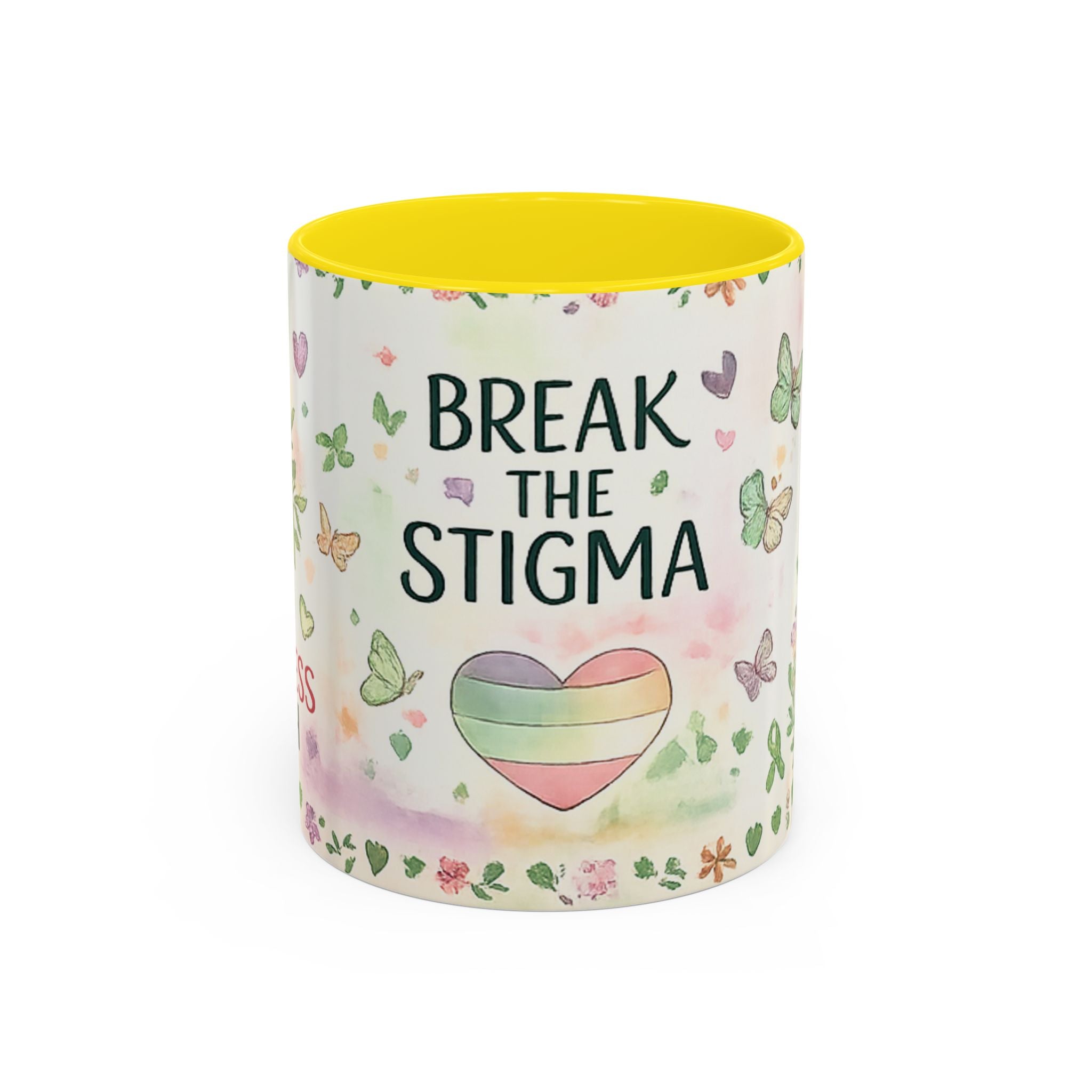 Break the Stigma Mug 💚 | Mental Health Awareness Coffee Cup | NeuroVibe Shop™
