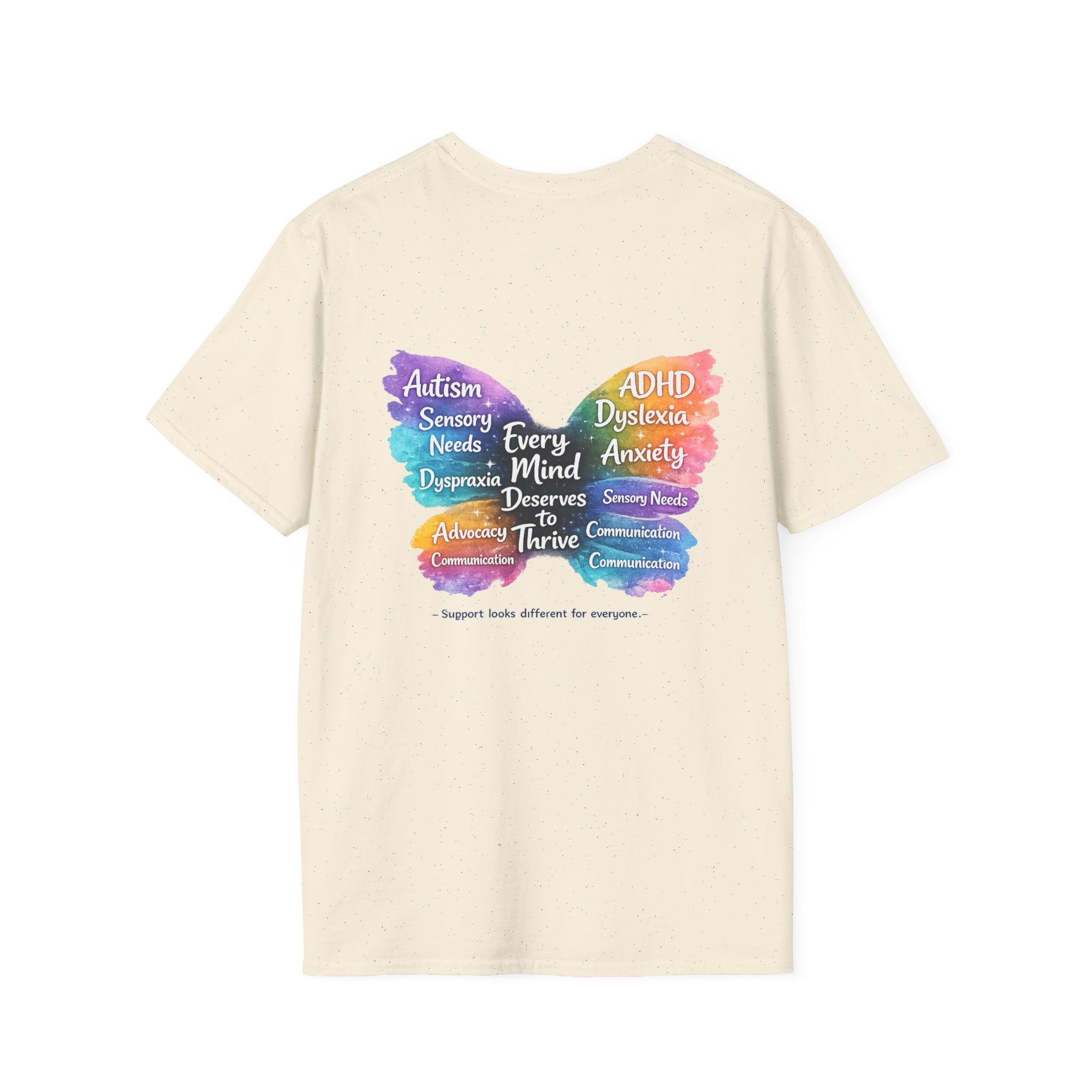 Different Needs Same Worth Shirt | Special Needs Awareness Tee | Neurodiversity Acceptance Butterfly T-Shirt