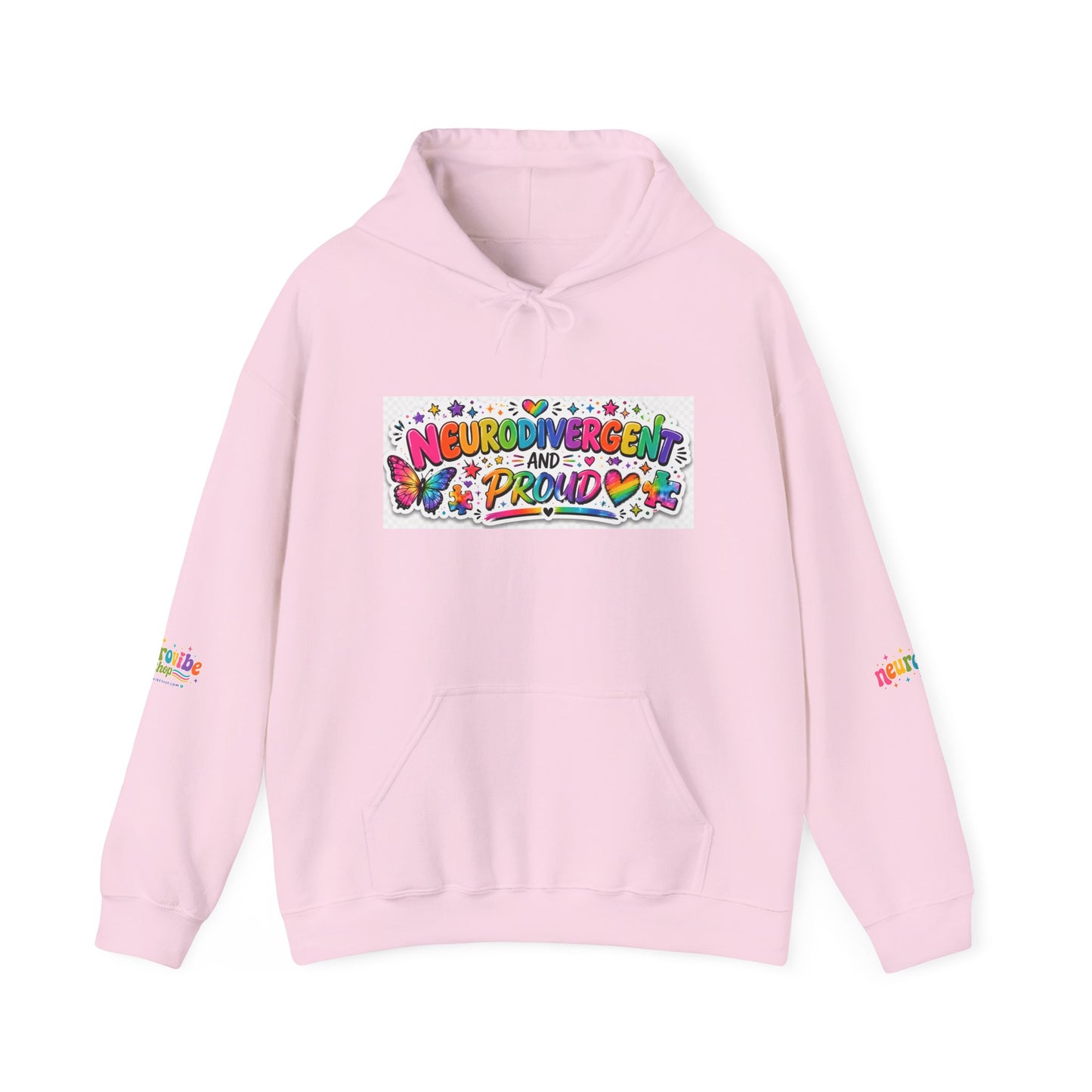 Neurodivergent Proud Hoodie
Neurodivergent Proud Hoodie | Rainbow Neurodiversity Awareness Pullover Sweatshirt
