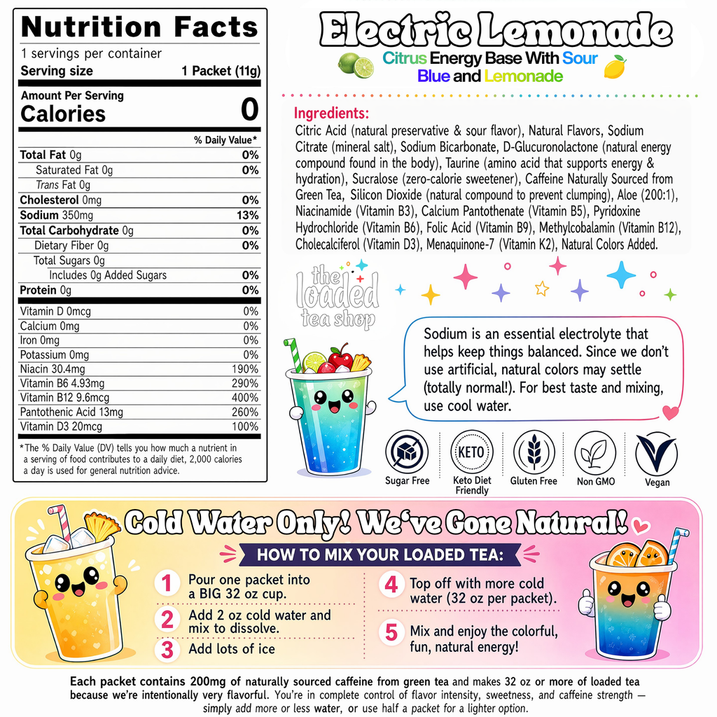 🧋 Loaded Tea Shop | Electric Lemonade Boost