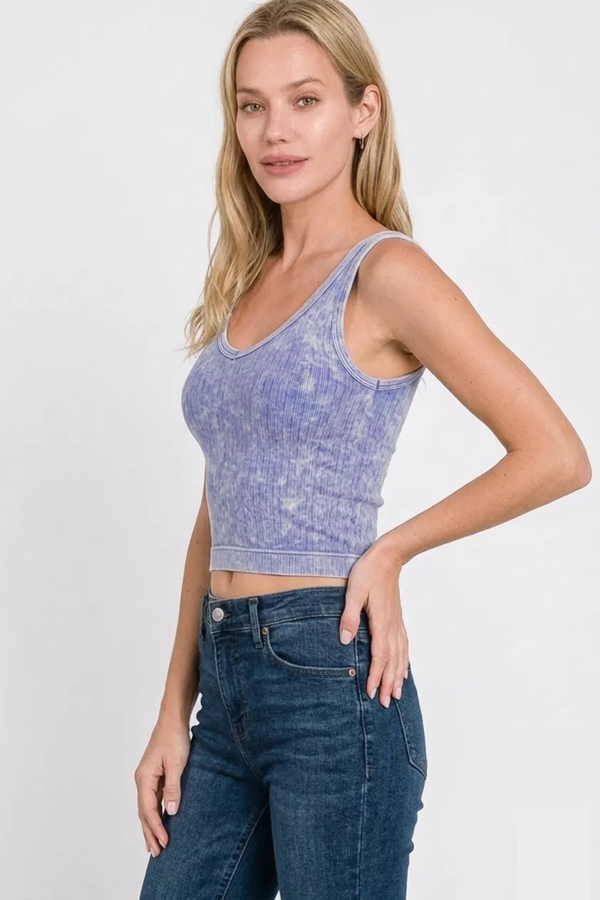 💜Soft Reset Crop Tank – Lavender