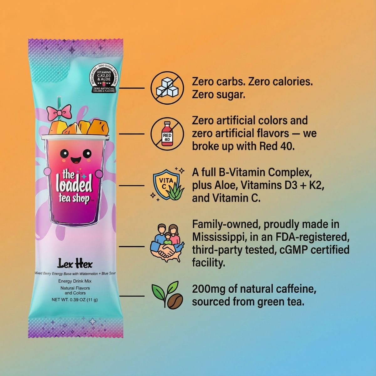 🧋 Loaded Tea Shop | Lex Hex Boost