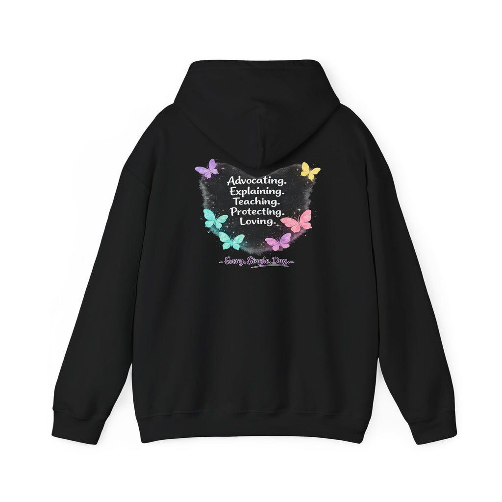 Special Needs Parent Hoodie, Doing The Impossible On Very Little Sleep Tee, Autism Mom Gift, ADHD Parent Hoodie, Advocate Hoodie