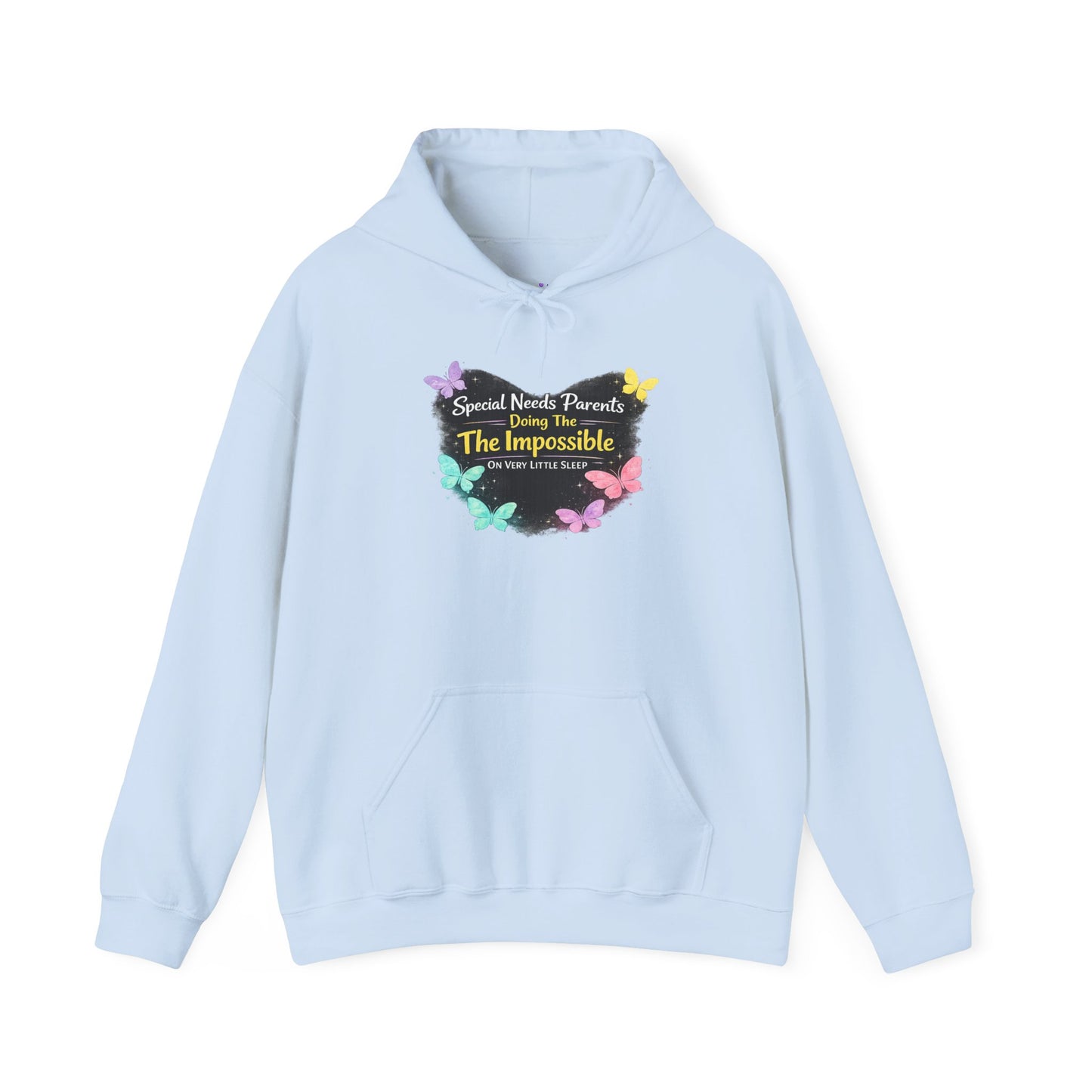 Special Needs Parent Hoodie, Doing The Impossible On Very Little Sleep Tee, Autism Mom Gift, ADHD Parent Hoodie, Advocate Hoodie