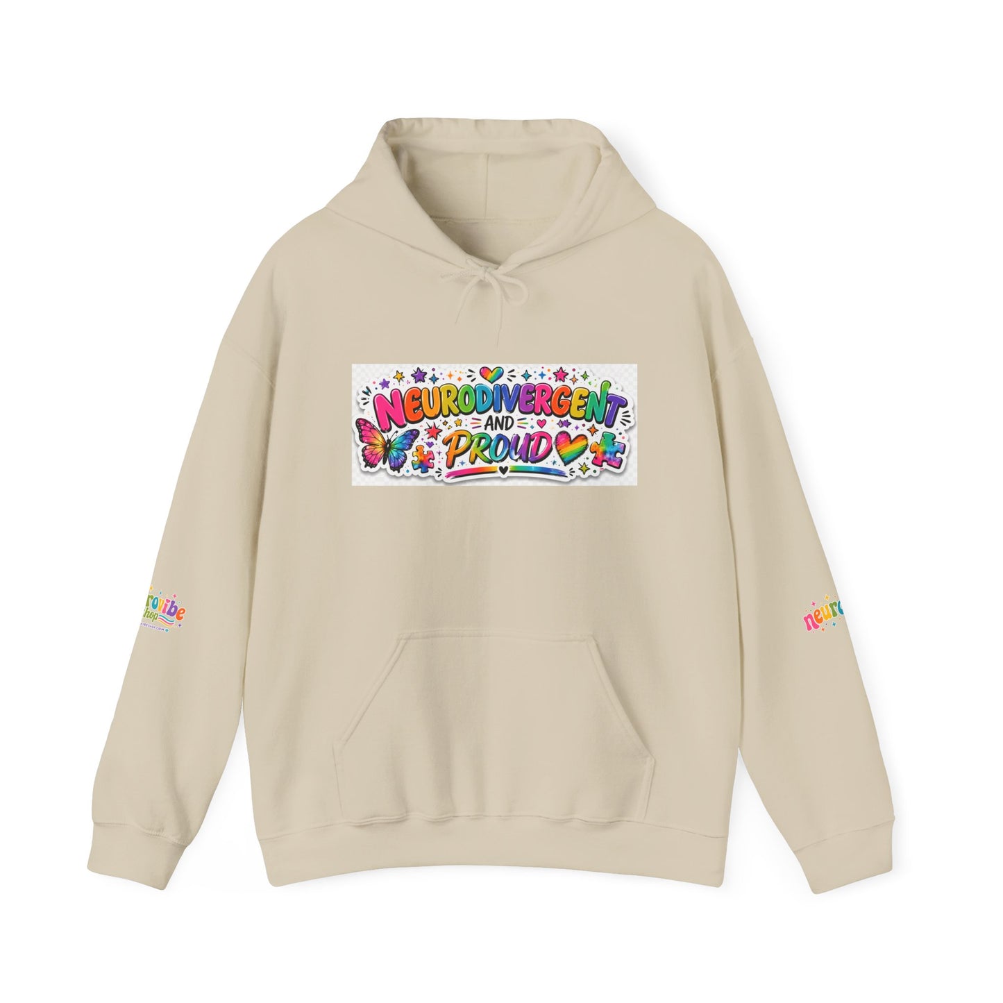 Neurodivergent Proud Hoodie
Neurodivergent Proud Hoodie | Rainbow Neurodiversity Awareness Pullover Sweatshirt
