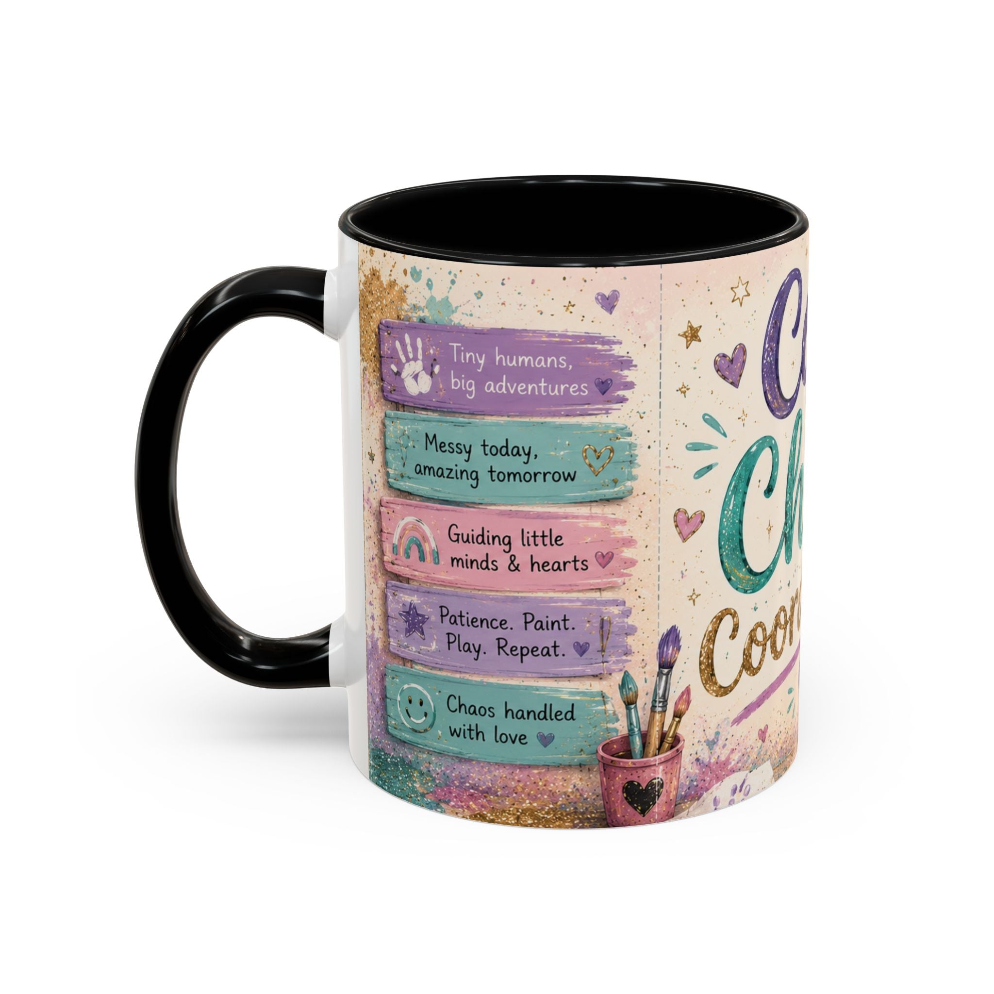 Cozy Chaos Coordinator Mug 🎨 | Daycare Teacher Coffee Cup | NeuroVibe Shop™