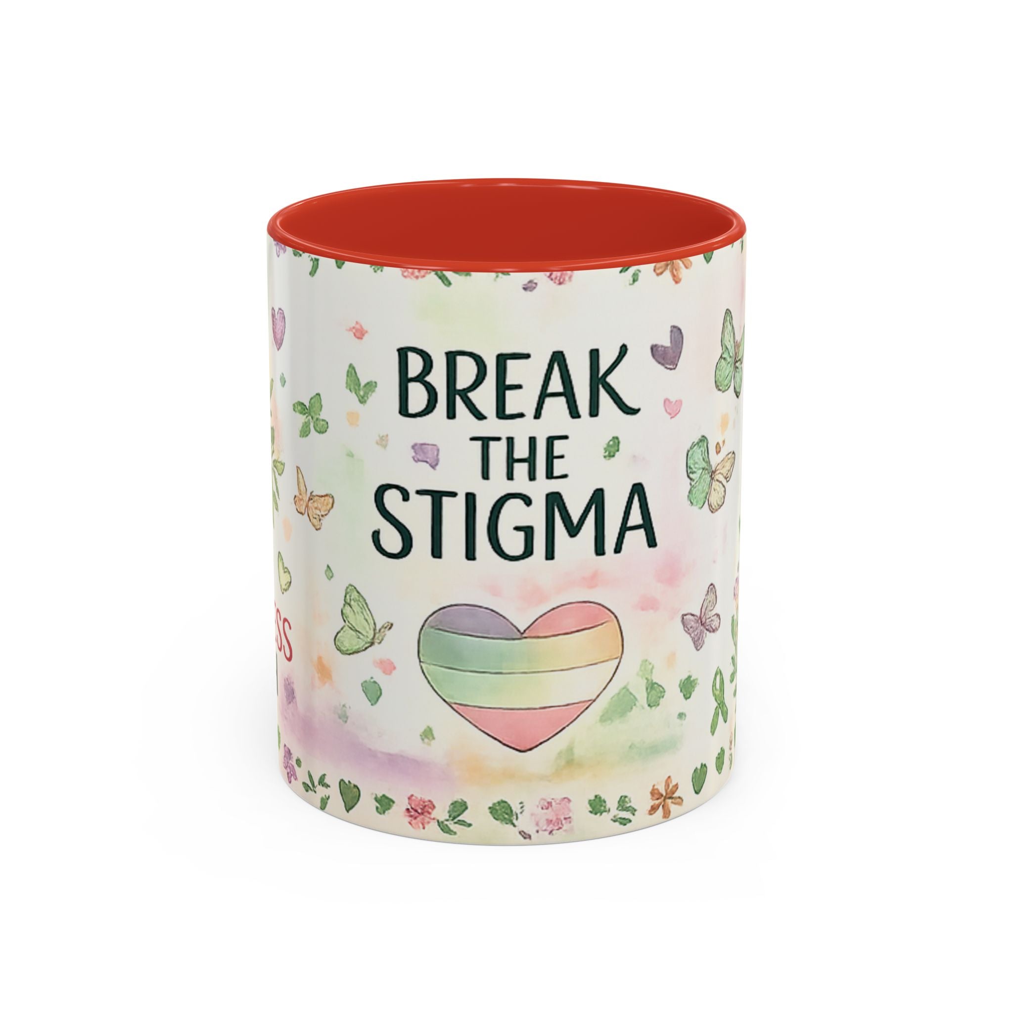 Break the Stigma Mug 💚 | Mental Health Awareness Coffee Cup | NeuroVibe Shop™