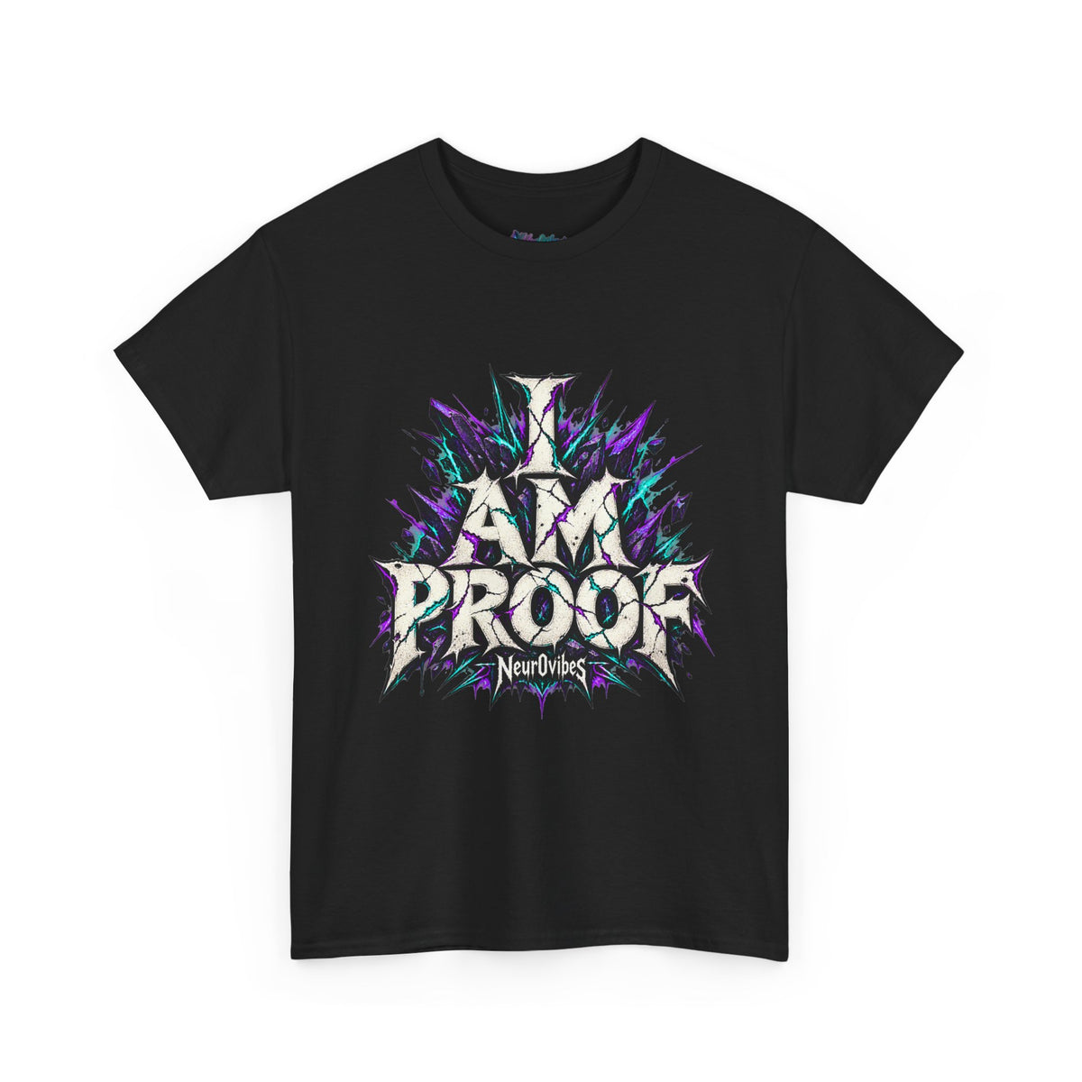 I Am Proof Band Tee | Neur0vibes Alternative Rock Shirt