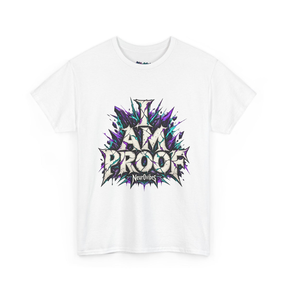 I Am Proof Band Tee | Neur0vibes Alternative Rock Shirt