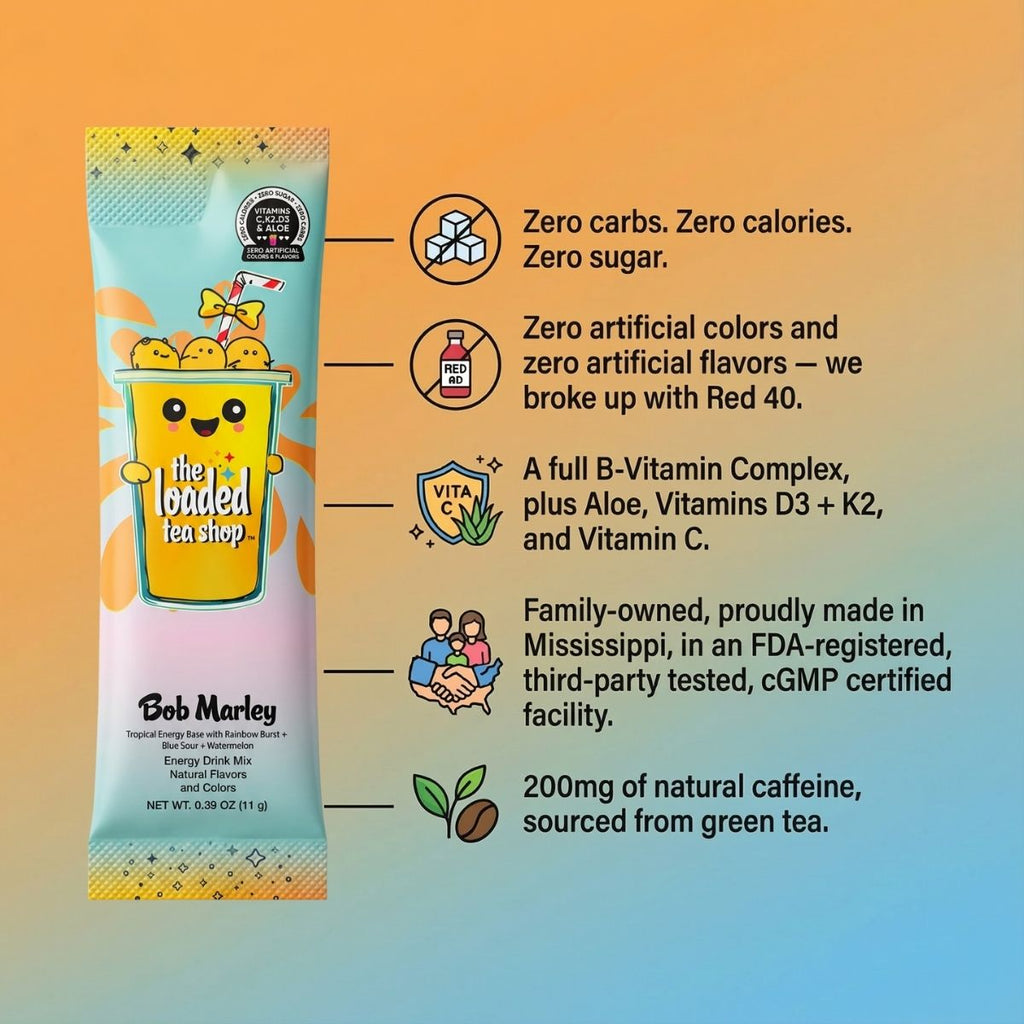 🧋 Loaded Tea Shop | Bob Marley Boost