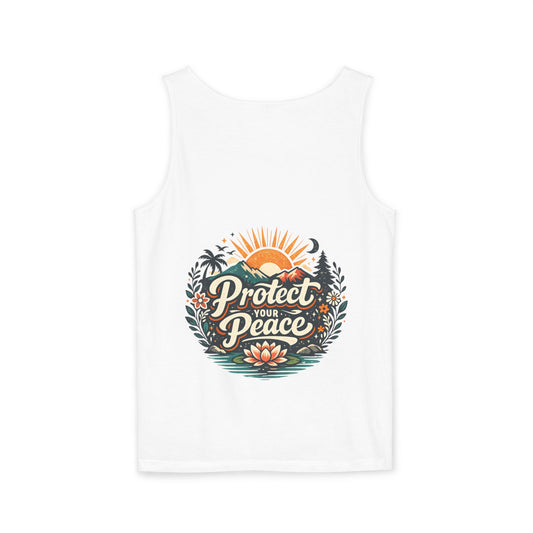 Healing Isn’t Linear Tank Top | Mental Health Awareness Shirt | NeuroVibe Shop™