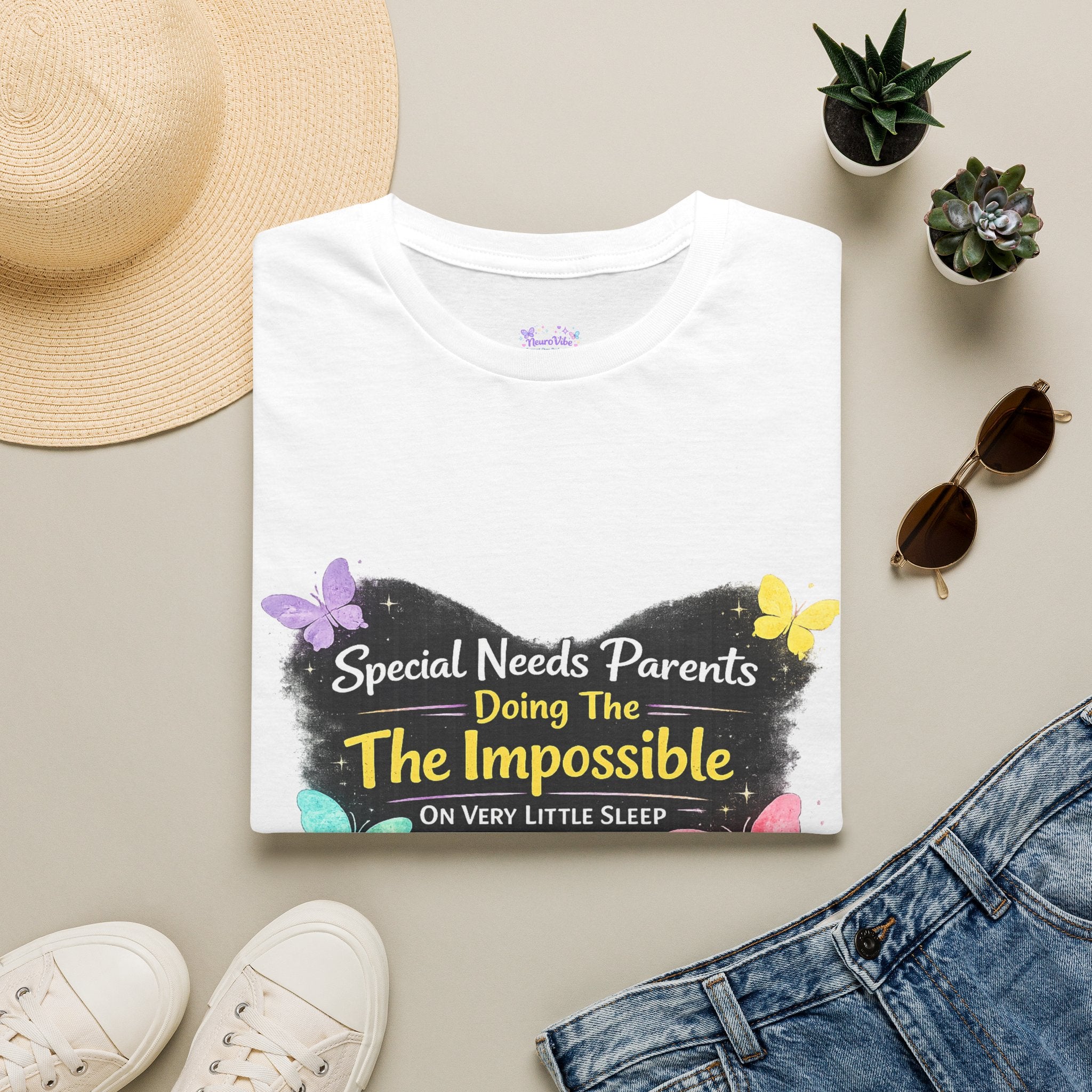 Special Needs Parent Shirt | Doing The Impossible On Very Little Sleep Tee | Autism ADHD Parent Support Shirt