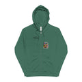 Vintage NeuroVibe Zip-Up Hoodie — Retro Graphic Back Print | NeuroVibe Shop™
