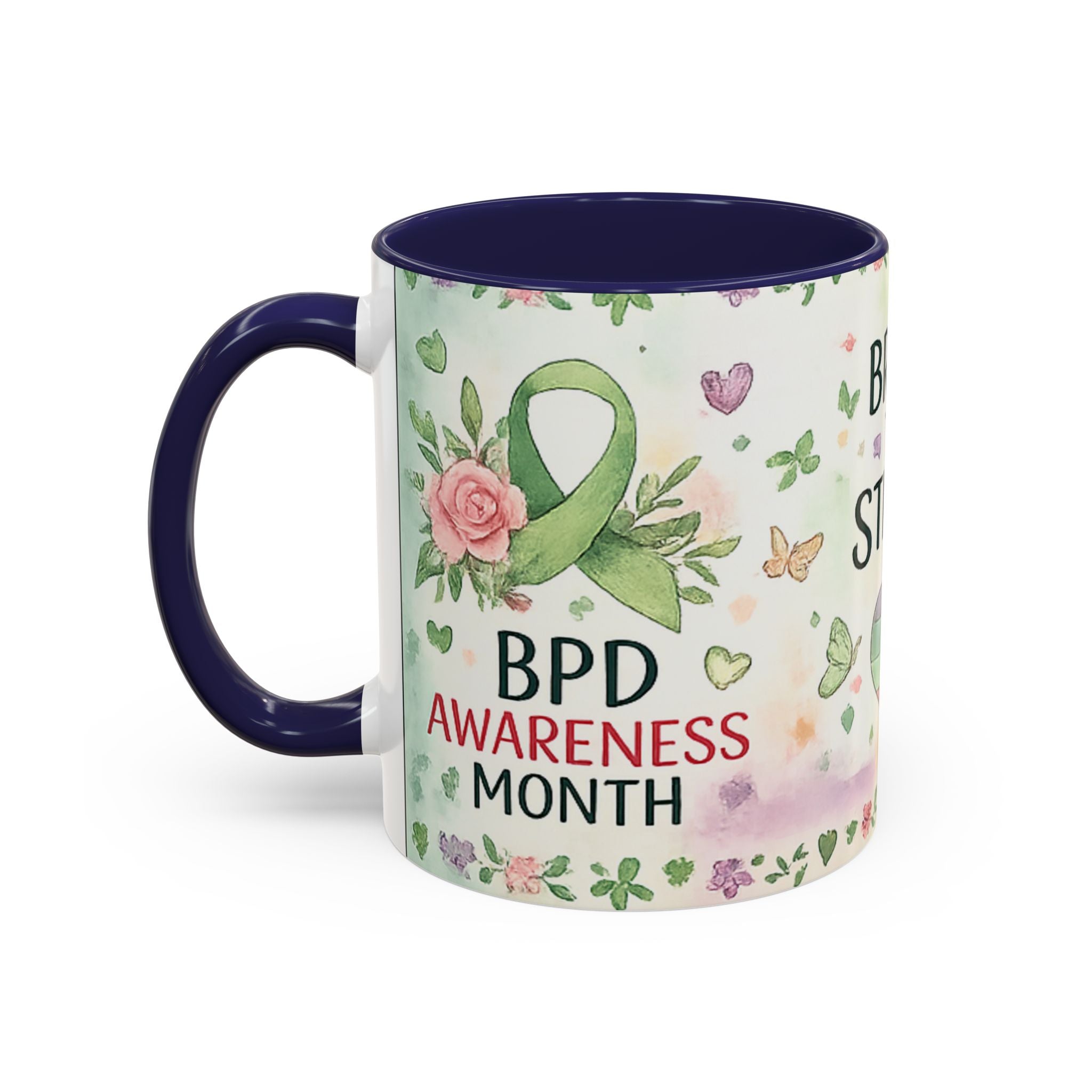 Break the Stigma Mug 💚 | Mental Health Awareness Coffee Cup | NeuroVibe Shop™