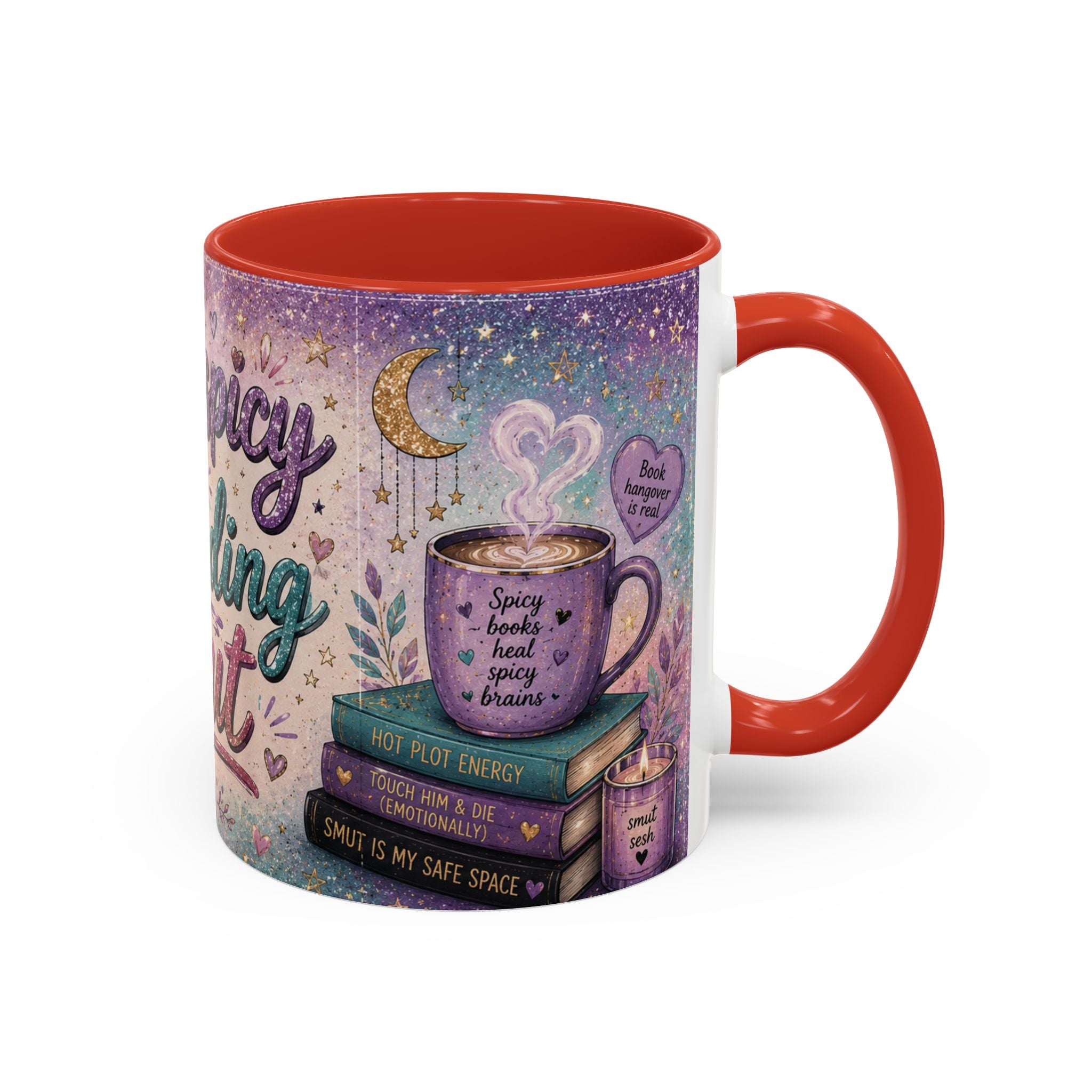Neurospicy & Reading Smut Mug 📚 | Cozy Booktok Coffee Cup | NeuroVibe Shop™