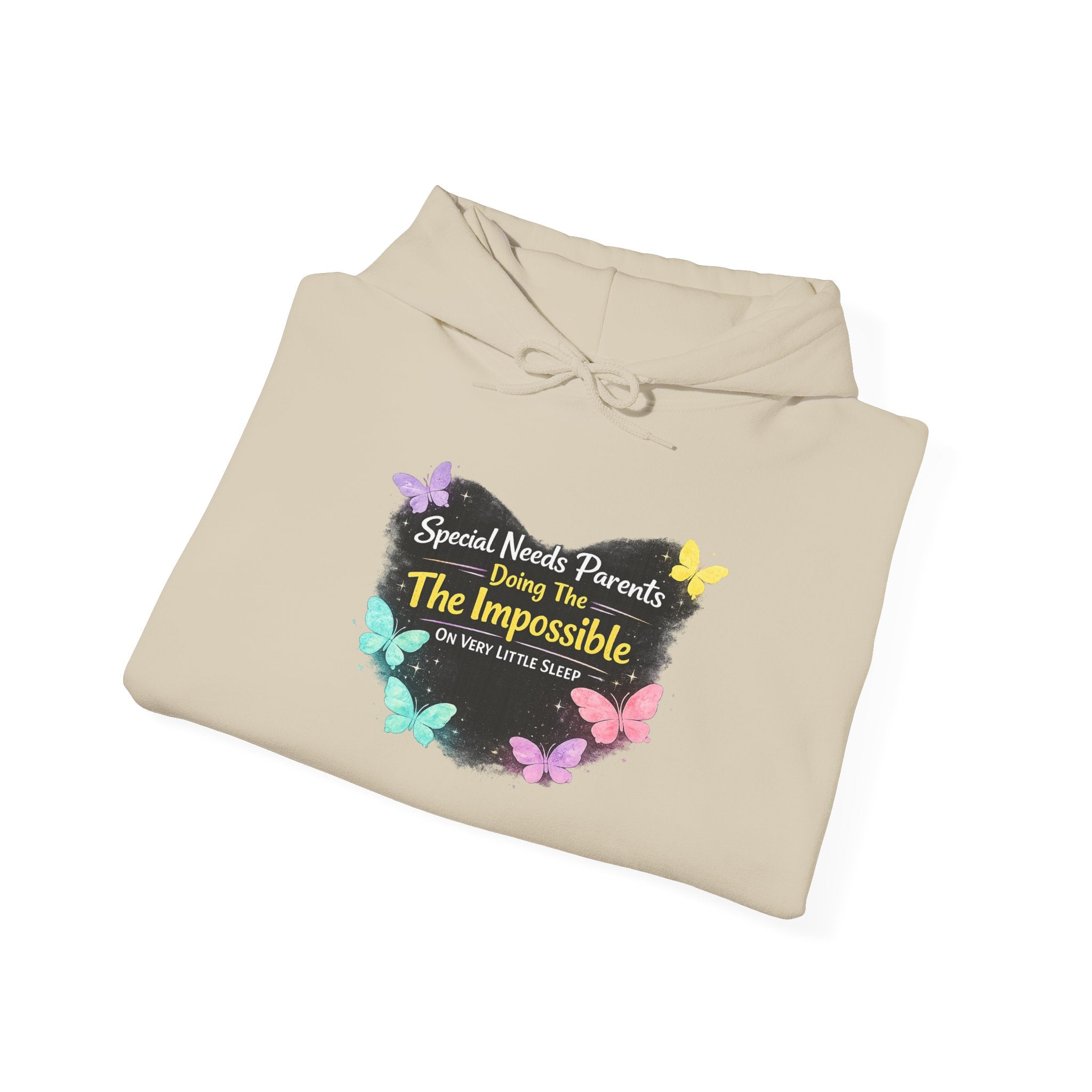Special Needs Parent Hoodie, Doing The Impossible On Very Little Sleep Tee, Autism Mom Gift, ADHD Parent Hoodie, Advocate Hoodie
