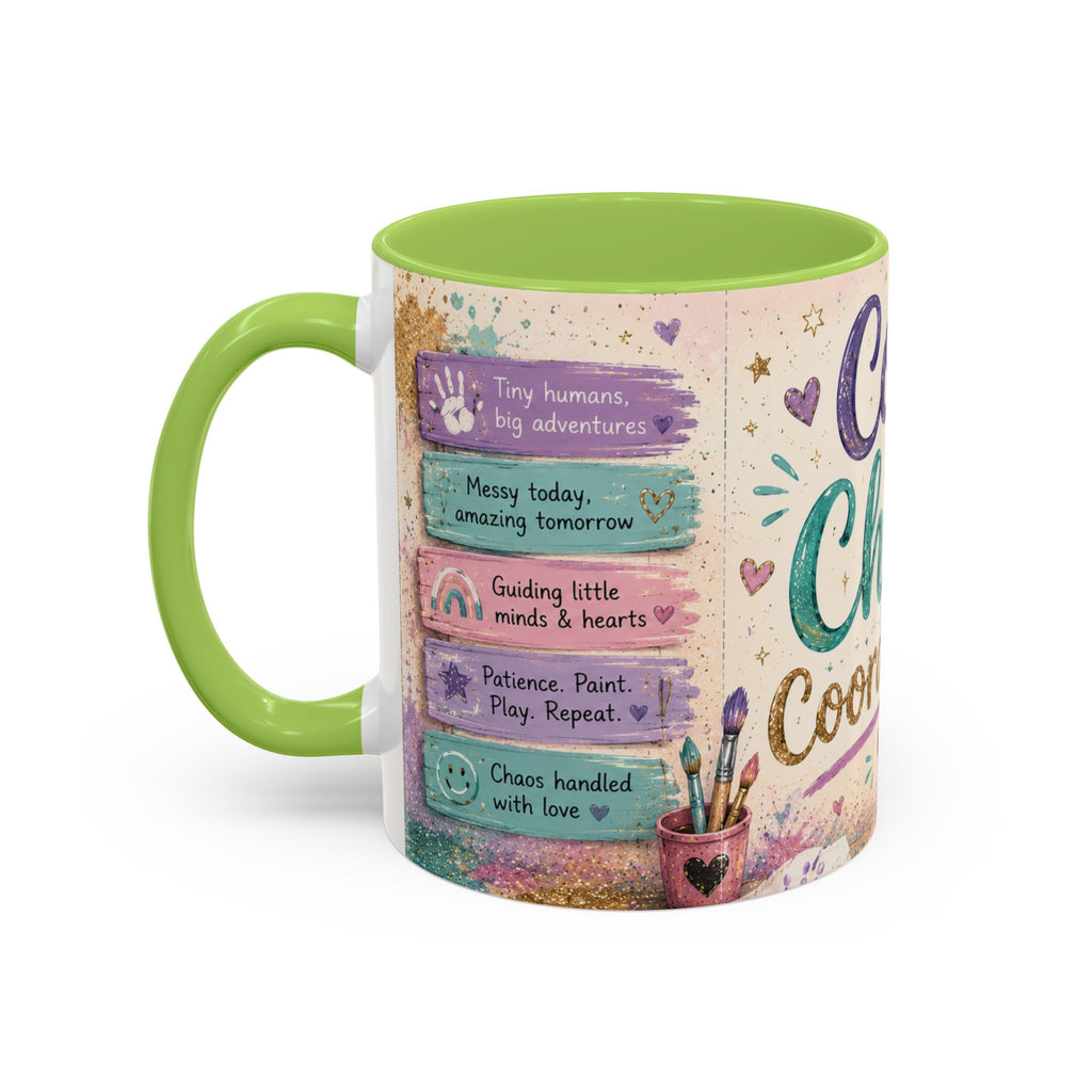 Cozy Chaos Coordinator Mug 🎨 | Daycare Teacher Coffee Cup | NeuroVibe Shop™