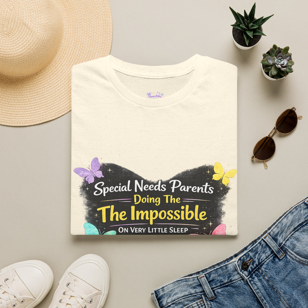 Special Needs Parent Shirt | Doing The Impossible On Very Little Sleep Tee | Autism ADHD Parent Support Shirt