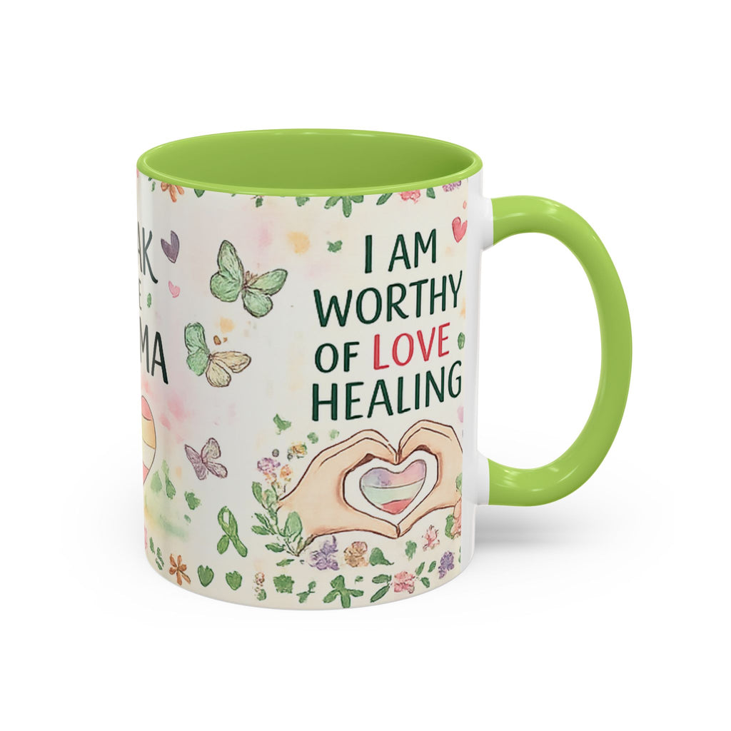 Break the Stigma Mug 💚 | Mental Health Awareness Coffee Cup | NeuroVibe Shop™