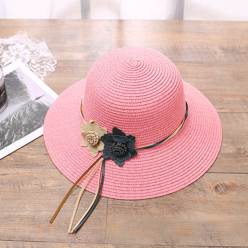 Girls Hats Children Raw Edge Straw Hat For Girls Kids Sun Cap Girls  Hat Baby Beach Caps In leegant Modern Design