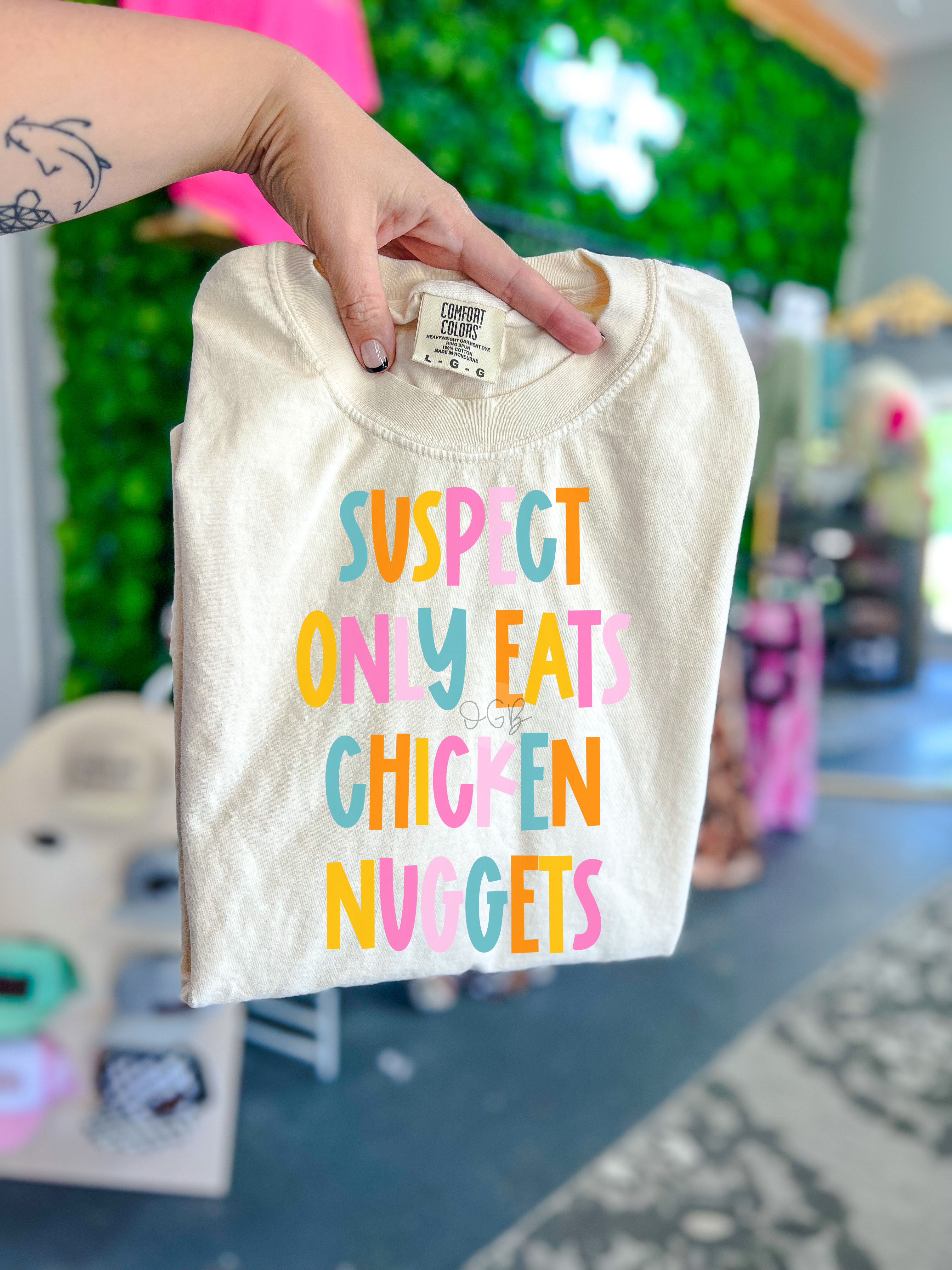 suspect only eats chicken nuggets - pinks theme